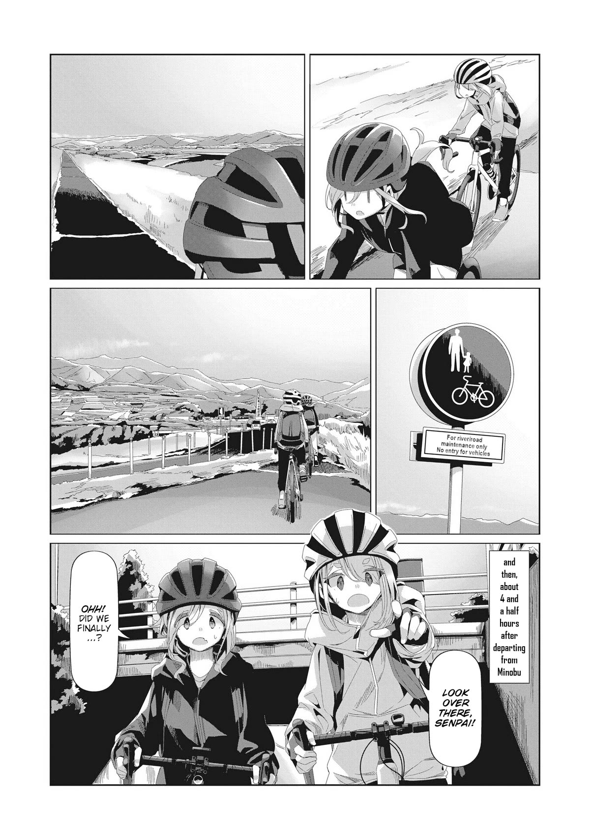 Yurucamp Chapter 82 page 17 - Chapter 82: Inuko and Mei's Cycling Road Trip across Yamanashi