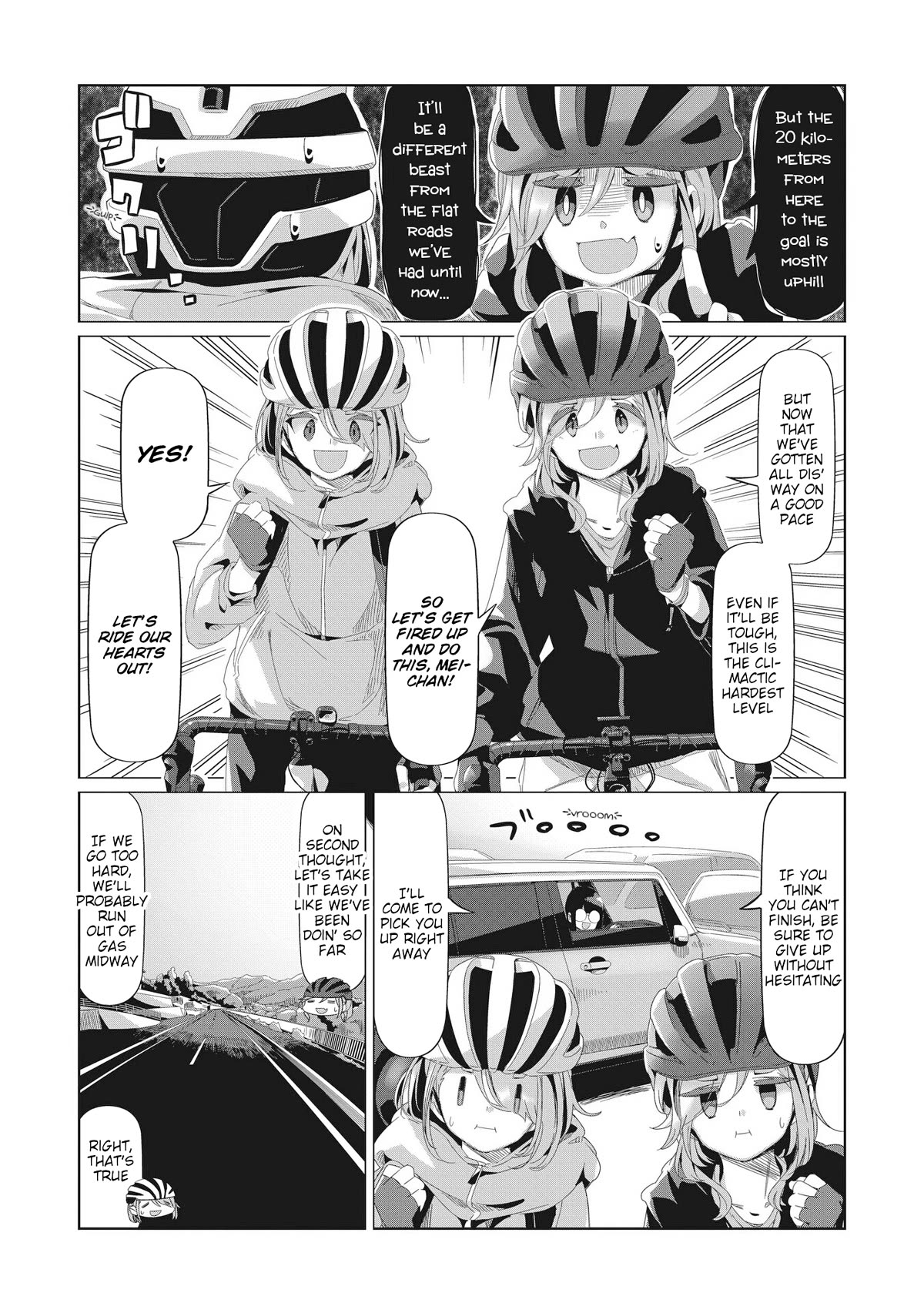 Yurucamp Chapter 82 page 25 - Chapter 82: Inuko and Mei's Cycling Road Trip across Yamanashi