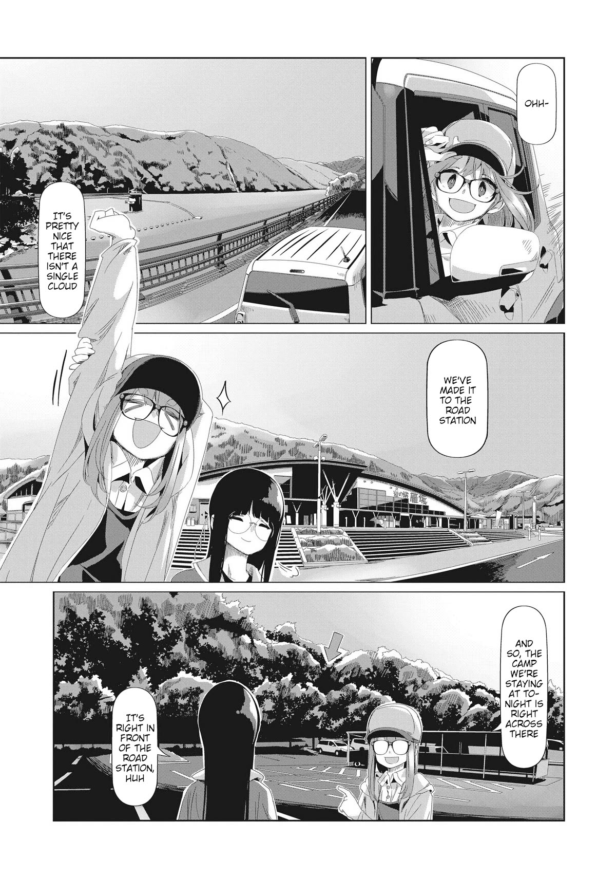 Yurucamp Chapter 83 page 1 - Chapter 83: Chiaki and Minami's Non-Alcoholic Karisaka Camp