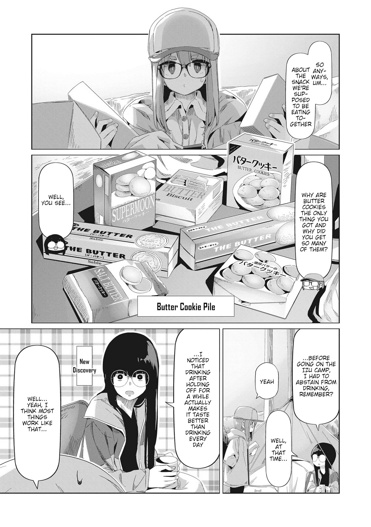 Yurucamp Chapter 83 page 14 - Chapter 83: Chiaki and Minami's Non-Alcoholic Karisaka Camp