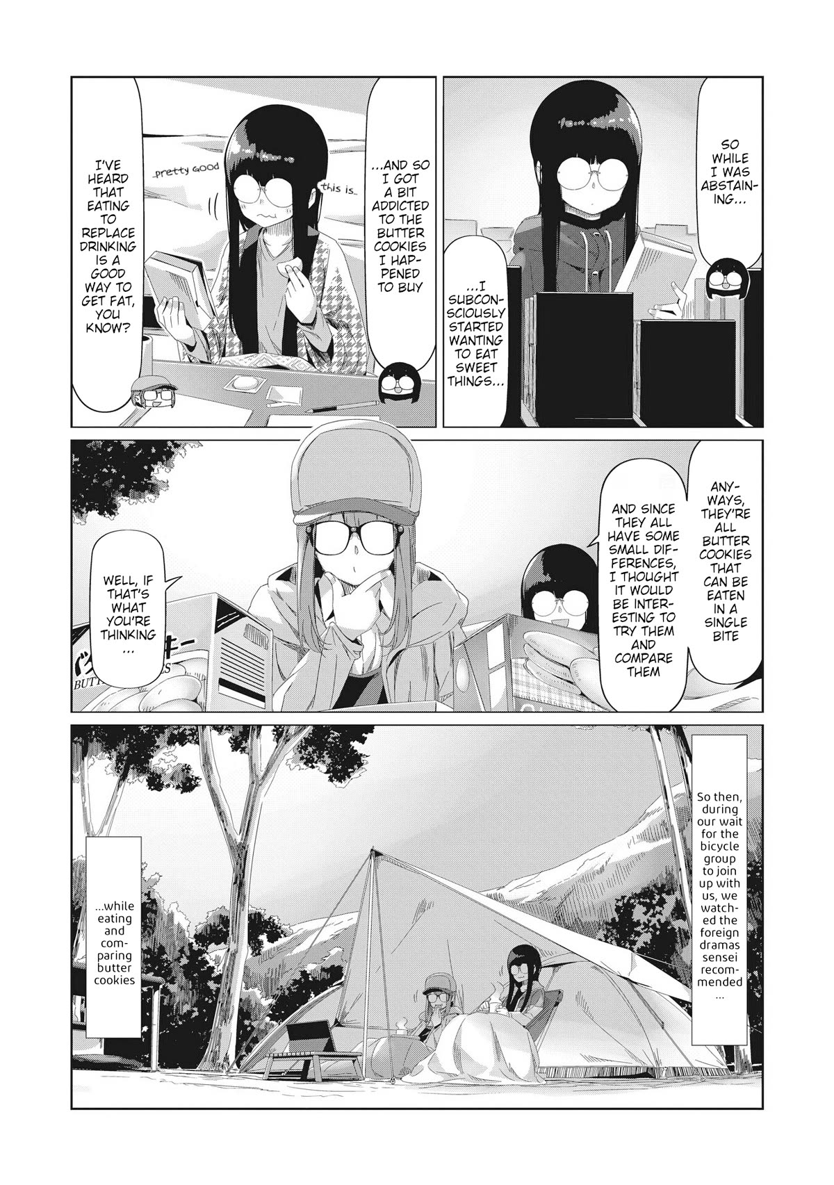 Yurucamp Chapter 83 page 15 - Chapter 83: Chiaki and Minami's Non-Alcoholic Karisaka Camp