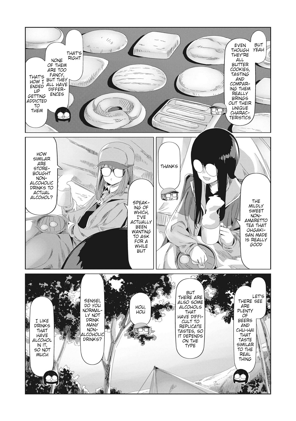 Yurucamp Chapter 83 page 18 - Chapter 83: Chiaki and Minami's Non-Alcoholic Karisaka Camp