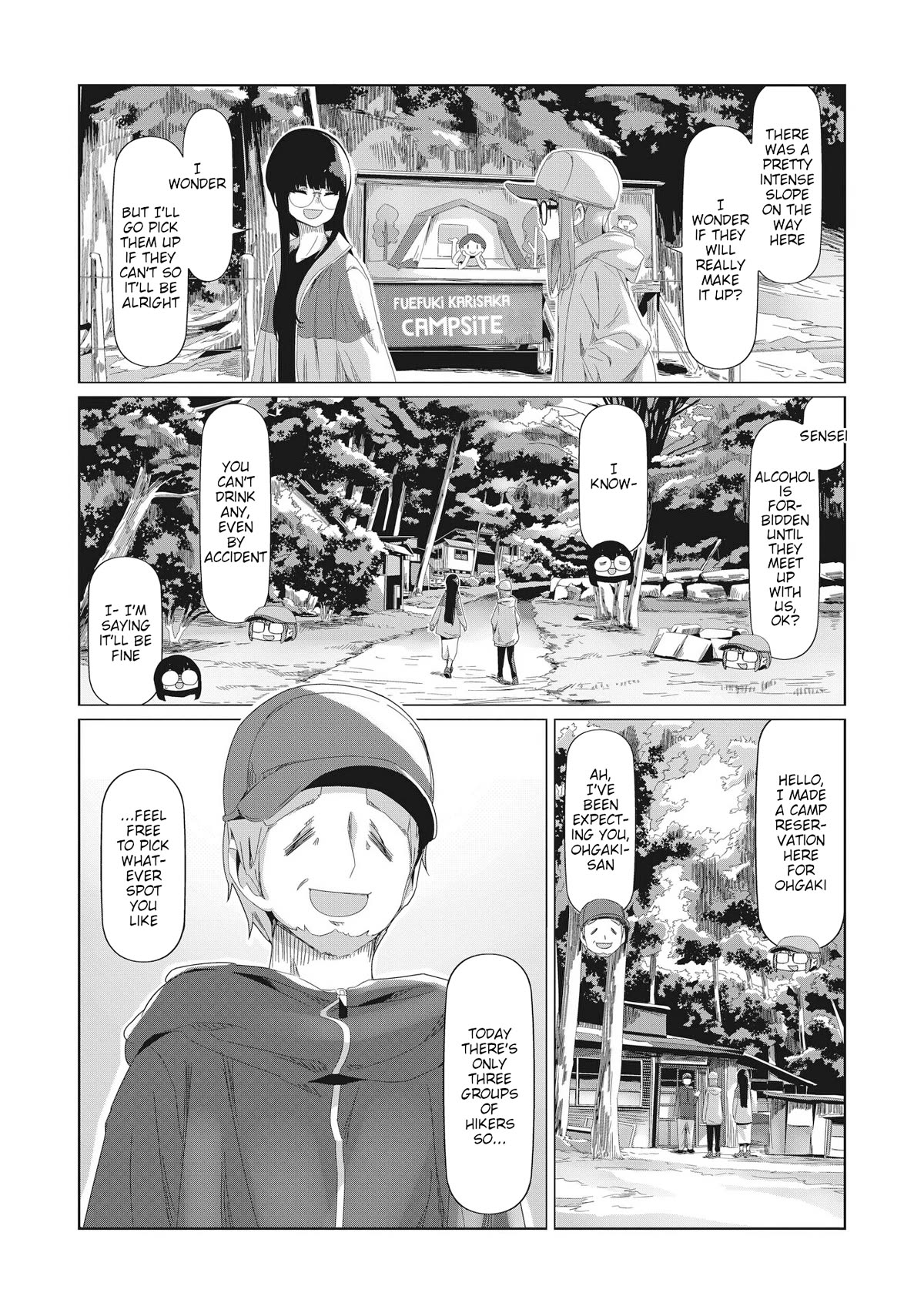 Yurucamp Chapter 83 page 2 - Chapter 83: Chiaki and Minami's Non-Alcoholic Karisaka Camp