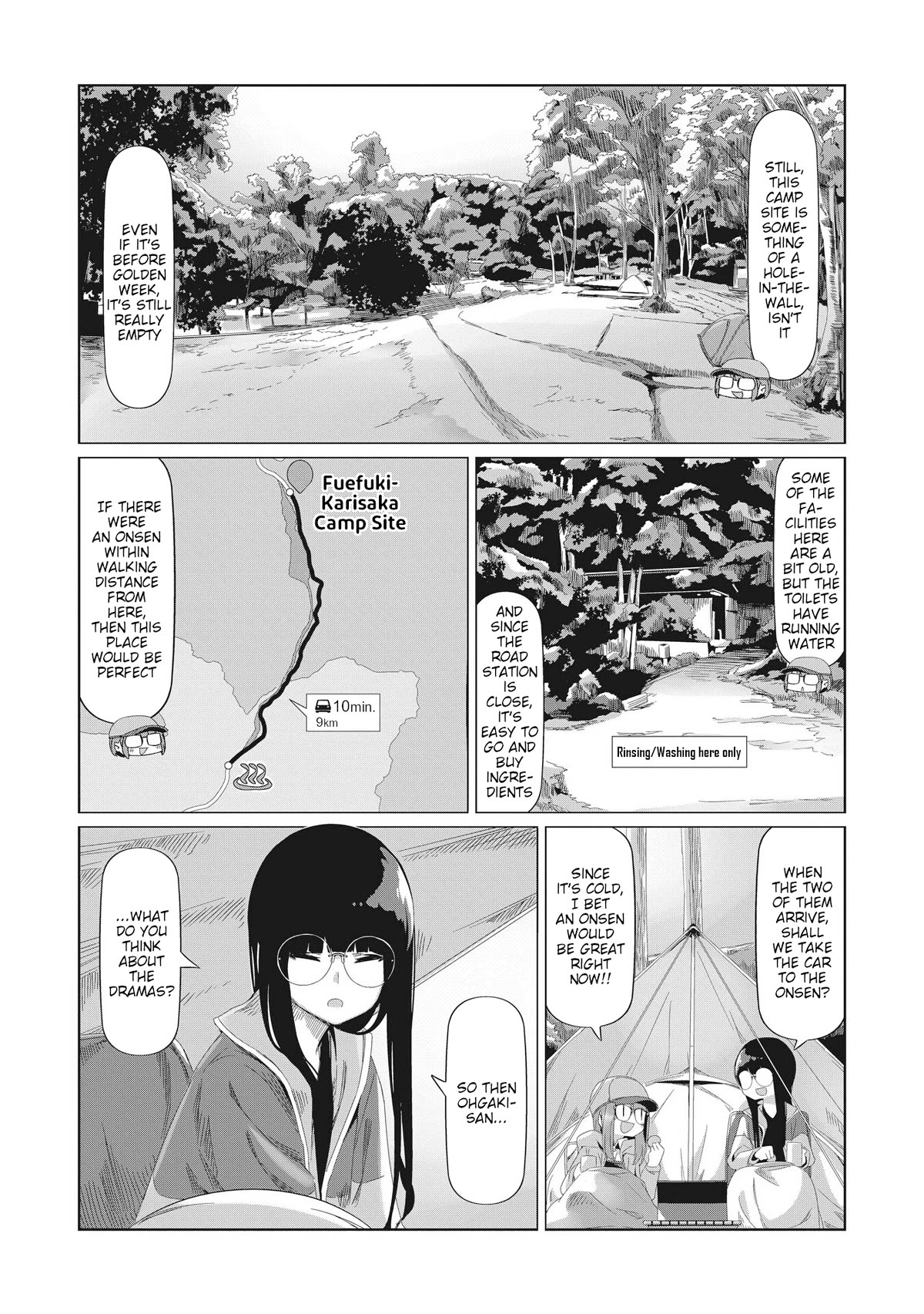 Yurucamp Chapter 83 page 20 - Chapter 83: Chiaki and Minami's Non-Alcoholic Karisaka Camp