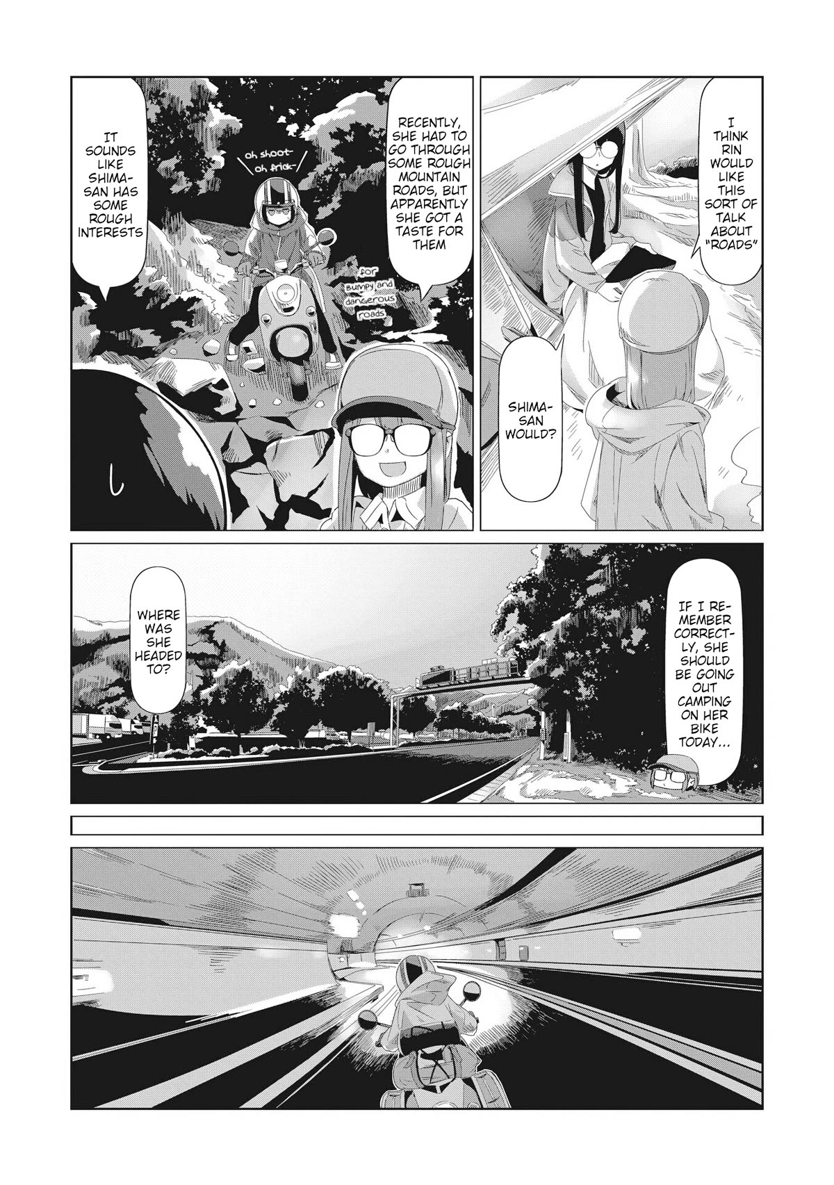 Yurucamp Chapter 83 page 8 - Chapter 83: Chiaki and Minami's Non-Alcoholic Karisaka Camp