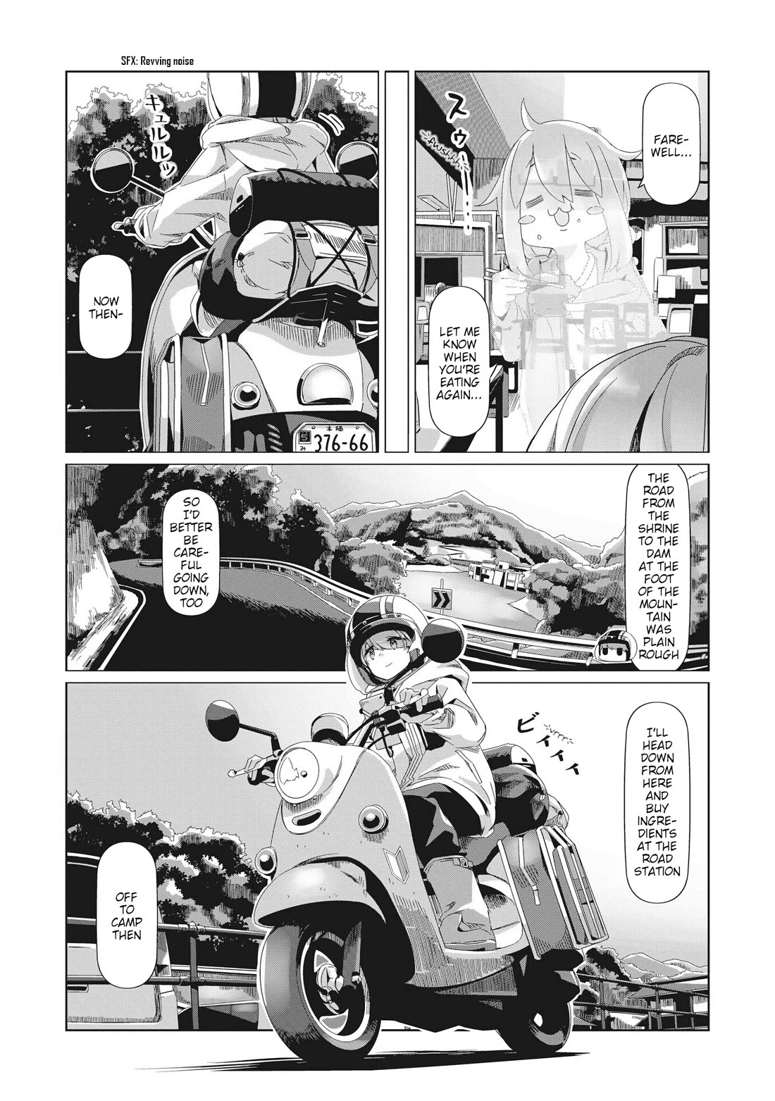 Yurucamp Chapter 84 page 14 - Chapter 84: Full Speed Ahead! Inuko and Mei's Karisaka Hill Climb