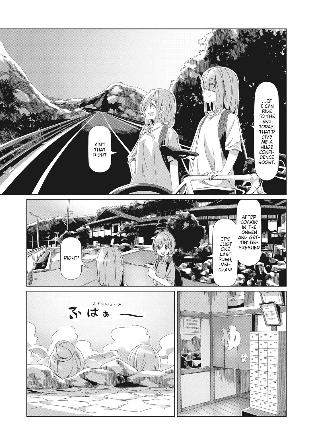 Yurucamp Chapter 84 page 20 - Chapter 84: Full Speed Ahead! Inuko and Mei's Karisaka Hill Climb