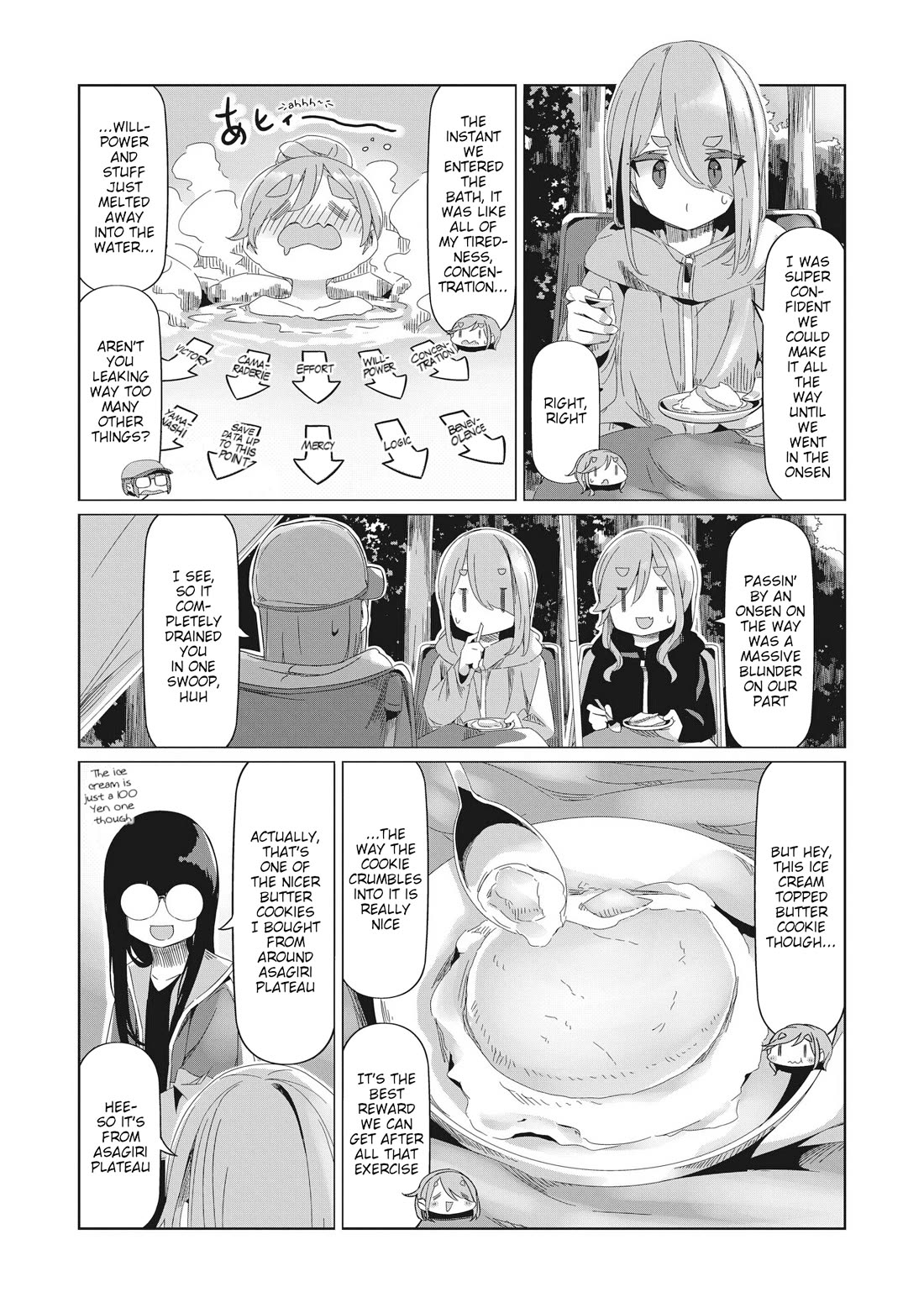 Yurucamp Chapter 84 page 22 - Chapter 84: Full Speed Ahead! Inuko and Mei's Karisaka Hill Climb