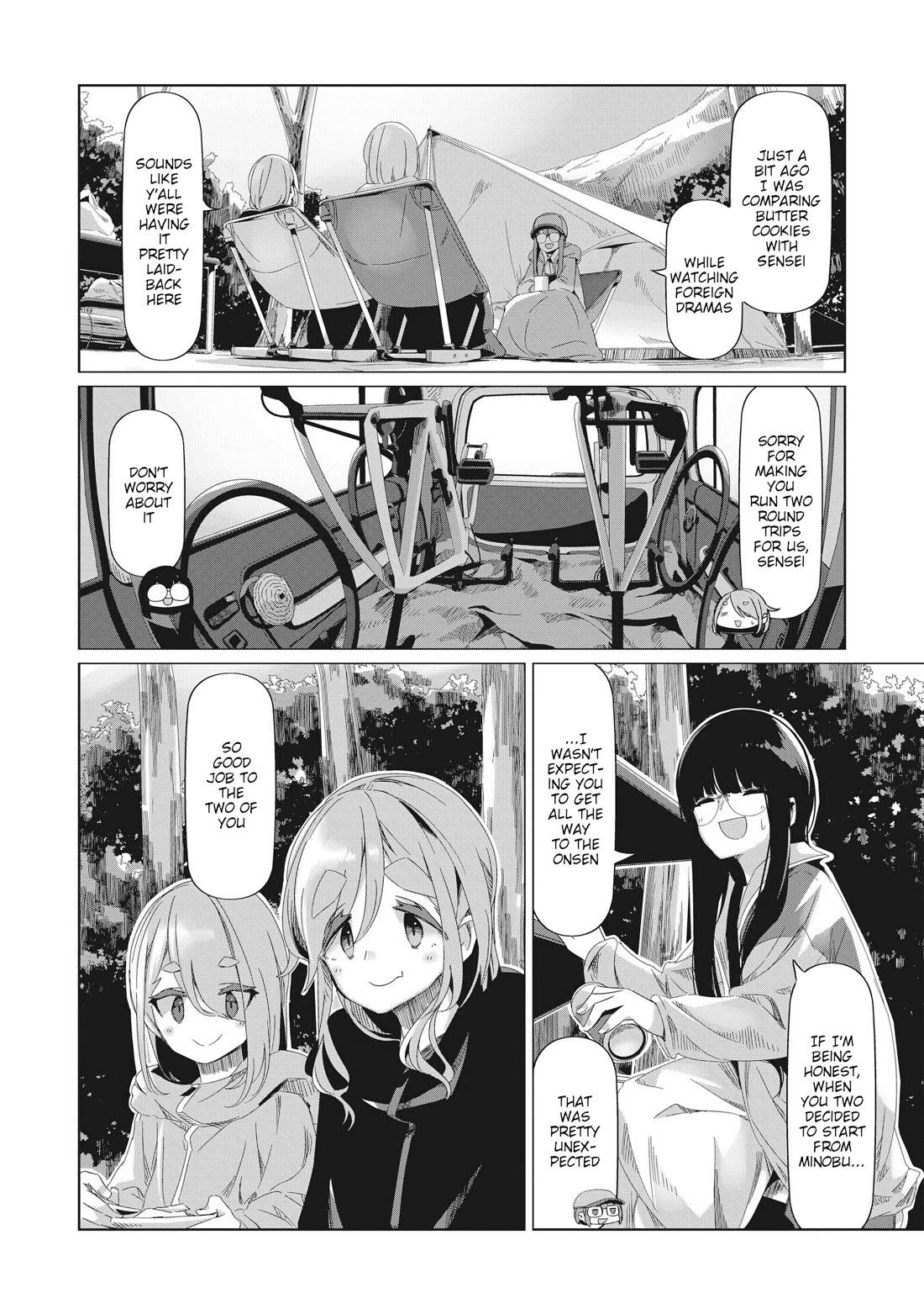 Yurucamp Chapter 84 page 23 - Chapter 84: Full Speed Ahead! Inuko and Mei's Karisaka Hill Climb