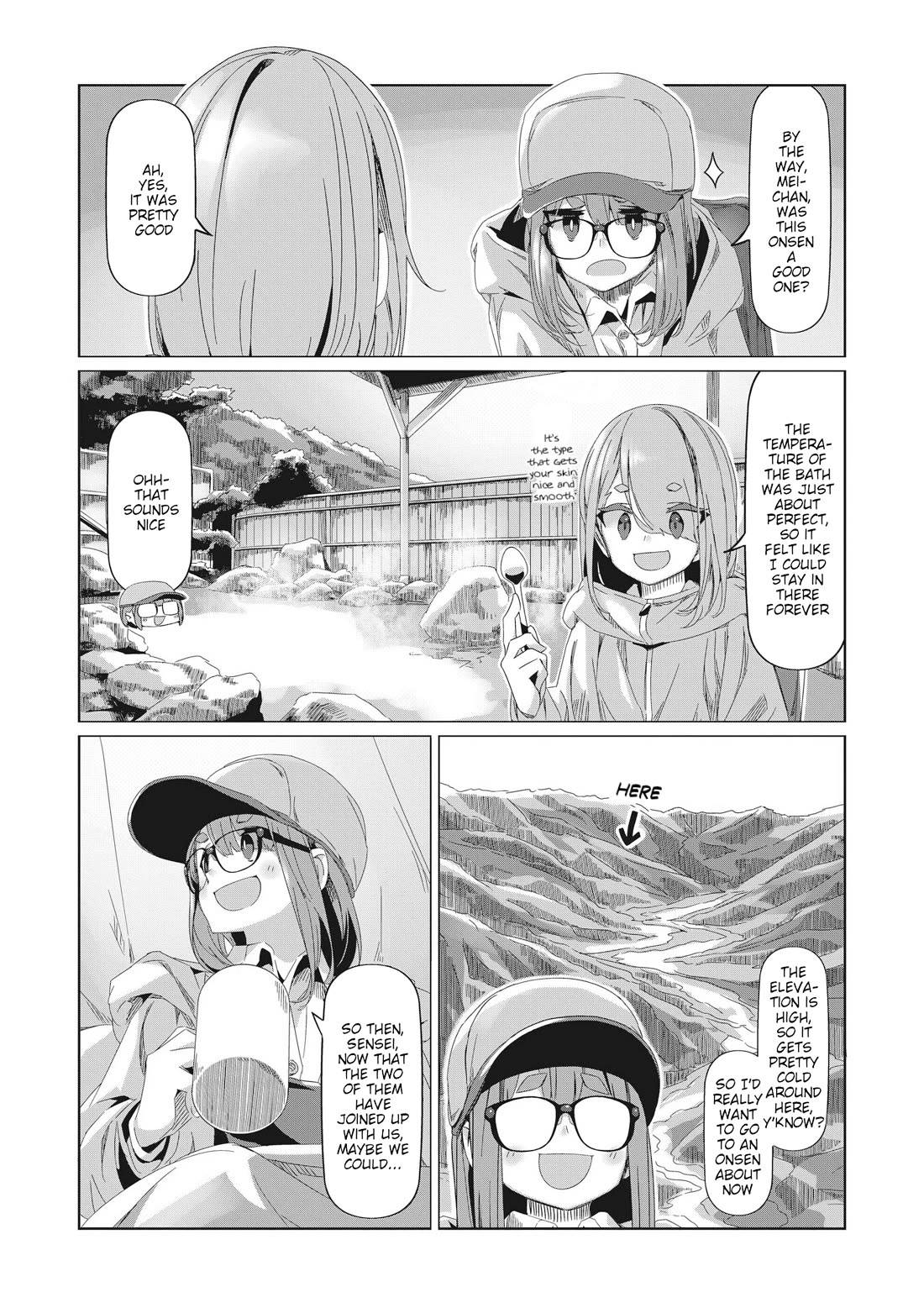 Yurucamp Chapter 84 page 24 - Chapter 84: Full Speed Ahead! Inuko and Mei's Karisaka Hill Climb