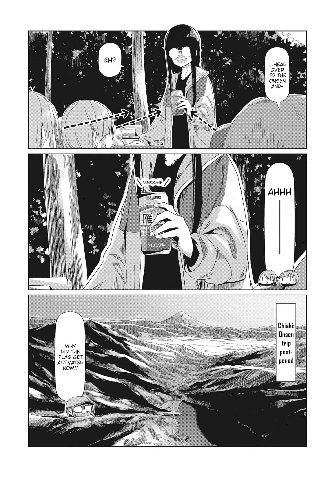 Yurucamp Chapter 84 page 25 - Chapter 84: Full Speed Ahead! Inuko and Mei's Karisaka Hill Climb