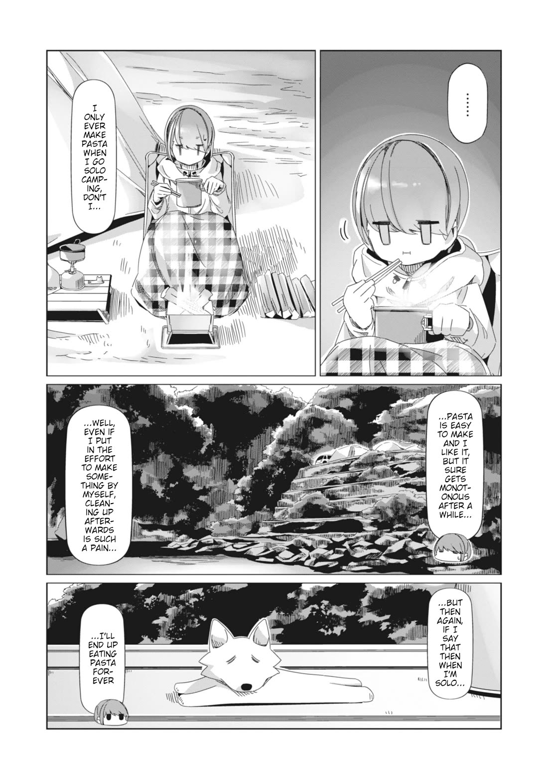 Yurucamp Chapter 85 page 11 - Chapter 85: Empty Stomachs and Dinner at Karisaka