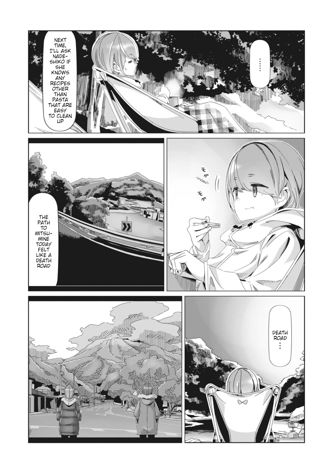 Yurucamp Chapter 85 page 12 - Chapter 85: Empty Stomachs and Dinner at Karisaka