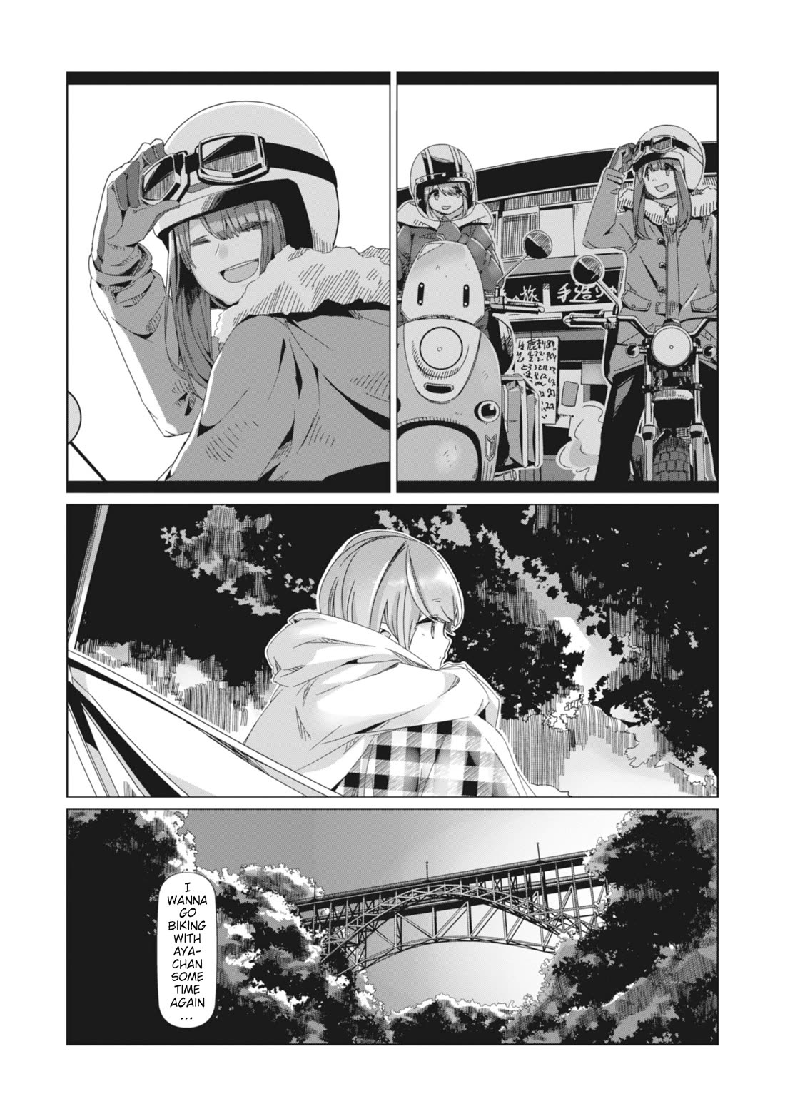 Yurucamp Chapter 85 page 13 - Chapter 85: Empty Stomachs and Dinner at Karisaka