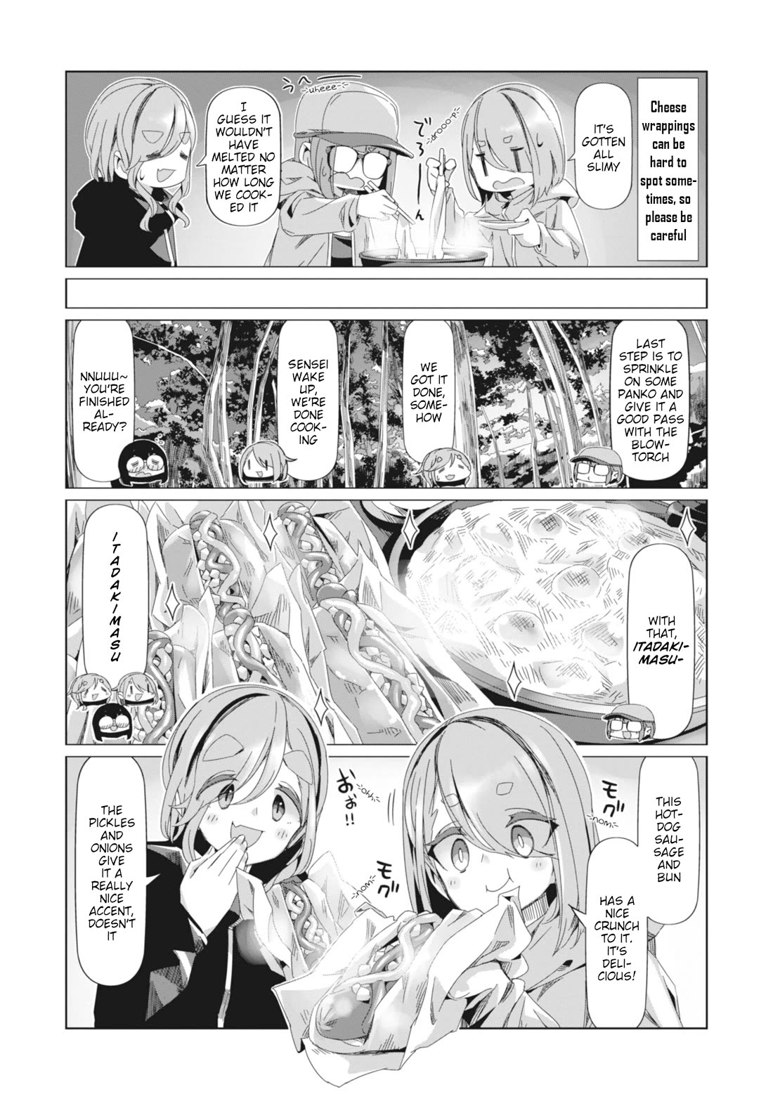Yurucamp Chapter 85 page 16 - Chapter 85: Empty Stomachs and Dinner at Karisaka