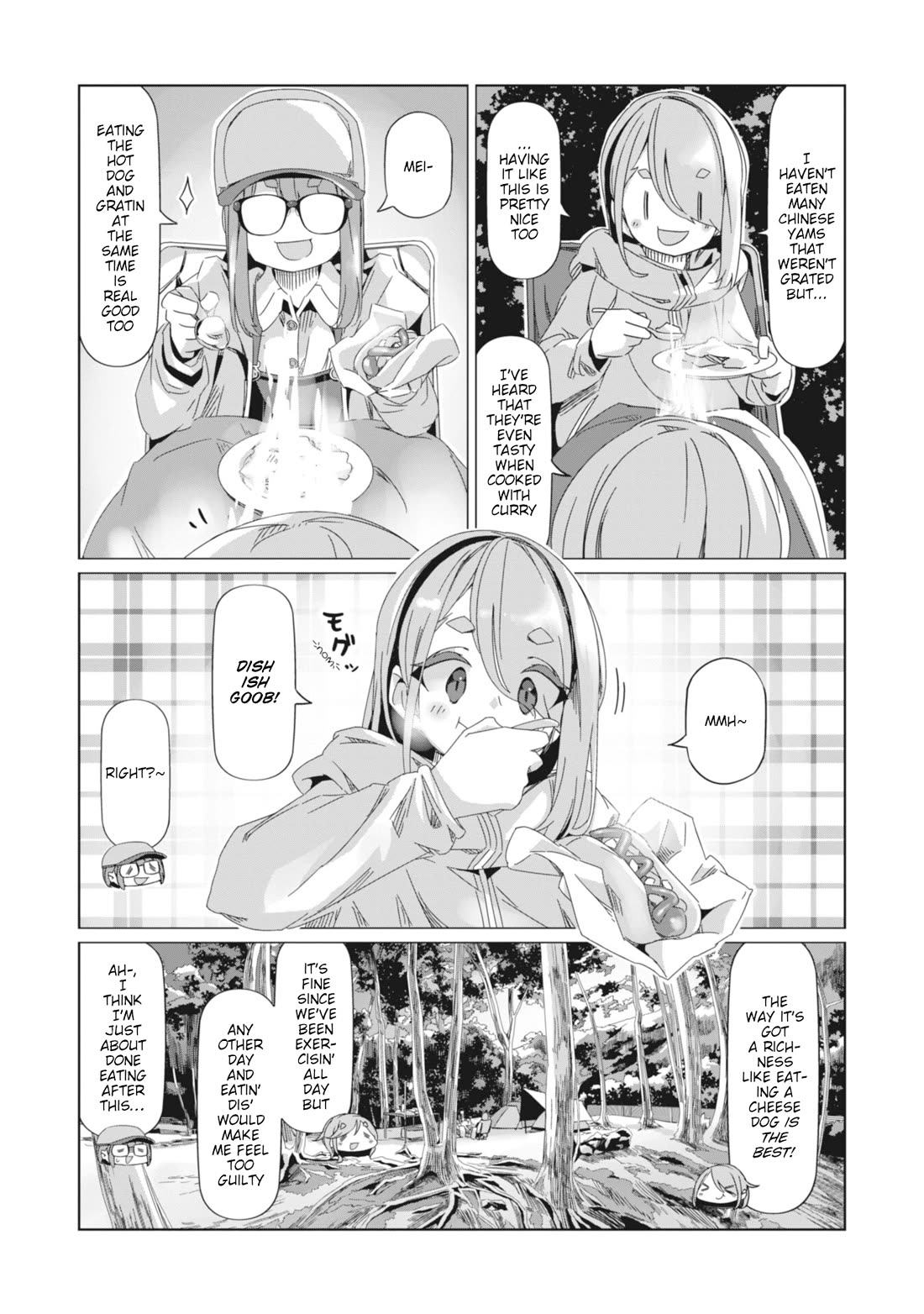 Yurucamp Chapter 85 page 18 - Chapter 85: Empty Stomachs and Dinner at Karisaka
