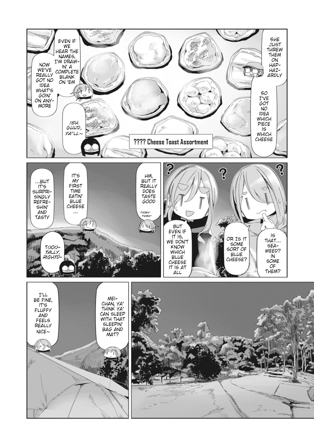 Yurucamp Chapter 85 page 23 - Chapter 85: Empty Stomachs and Dinner at Karisaka