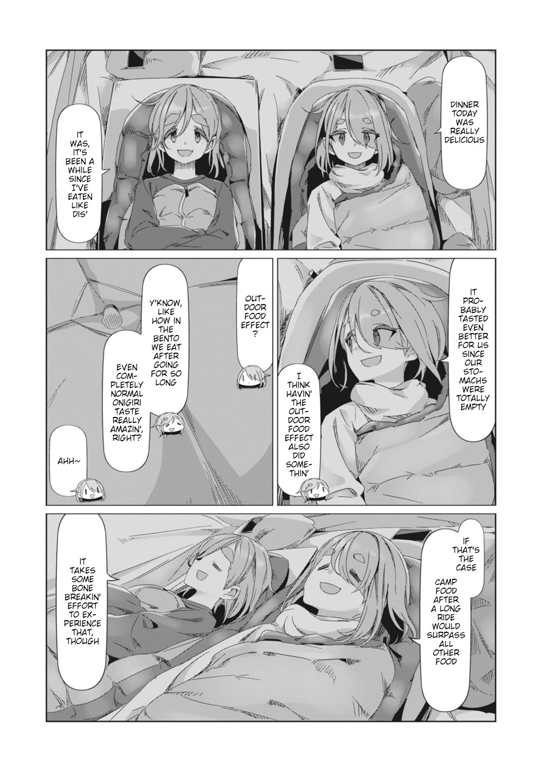 Yurucamp Chapter 85 page 24 - Chapter 85: Empty Stomachs and Dinner at Karisaka