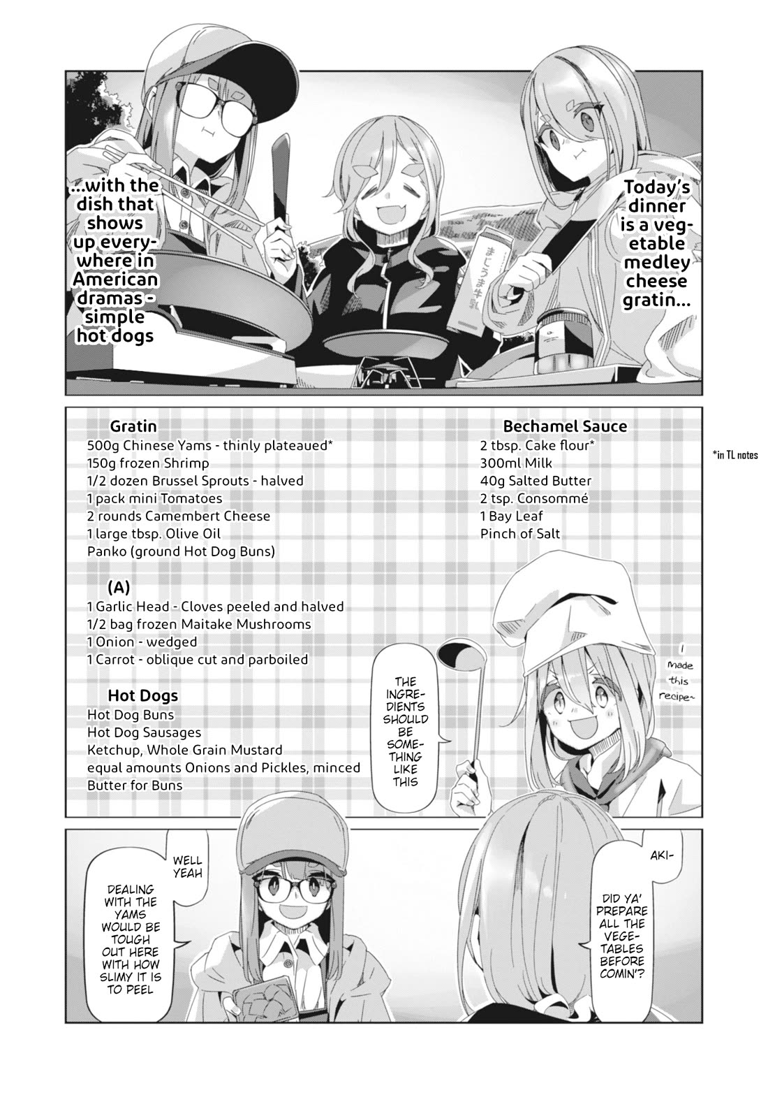 Yurucamp Chapter 85 page 4 - Chapter 85: Empty Stomachs and Dinner at Karisaka