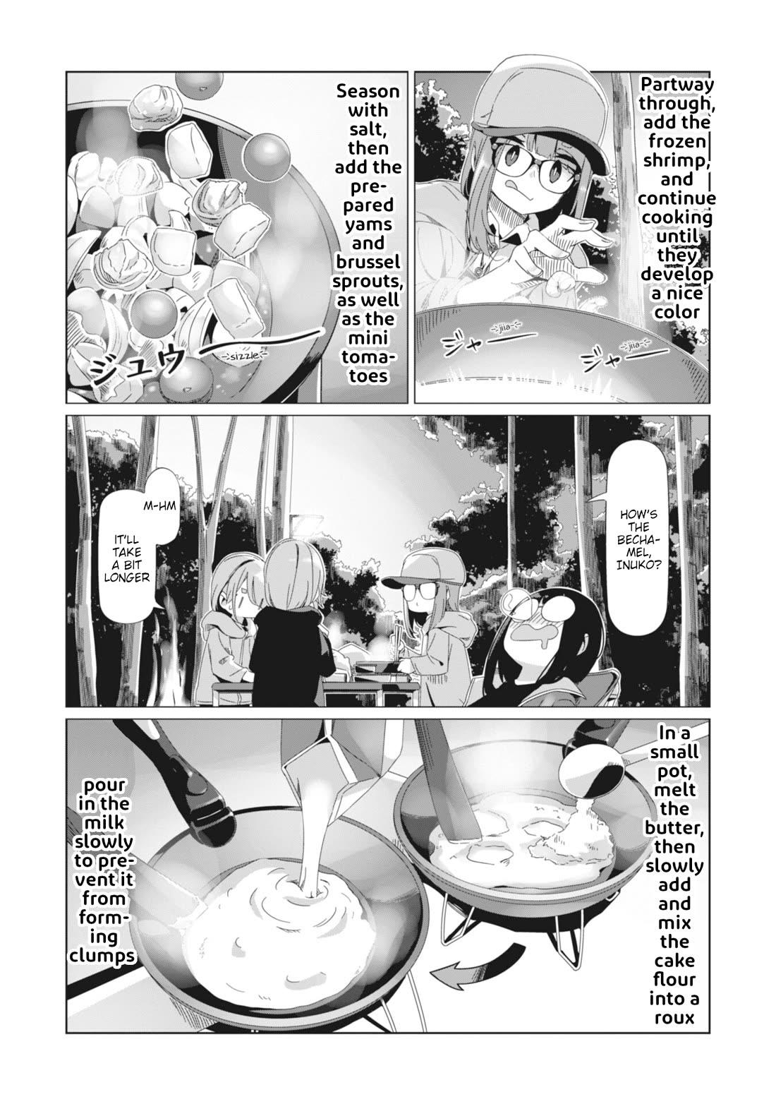 Yurucamp Chapter 85 page 6 - Chapter 85: Empty Stomachs and Dinner at Karisaka