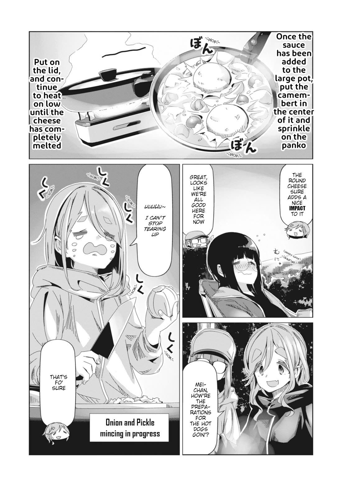 Yurucamp Chapter 85 page 8 - Chapter 85: Empty Stomachs and Dinner at Karisaka