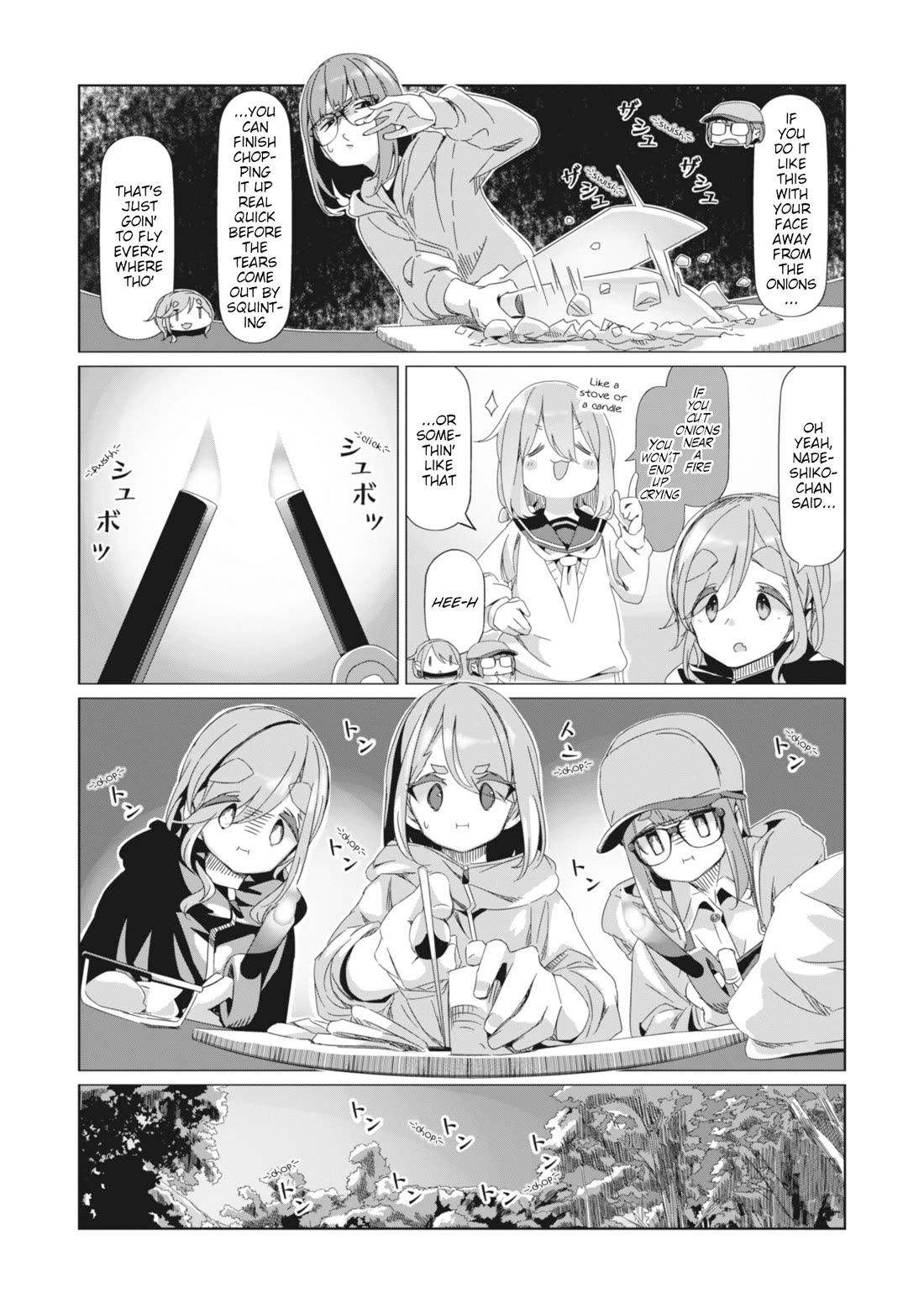 Yurucamp Chapter 85 page 9 - Chapter 85: Empty Stomachs and Dinner at Karisaka
