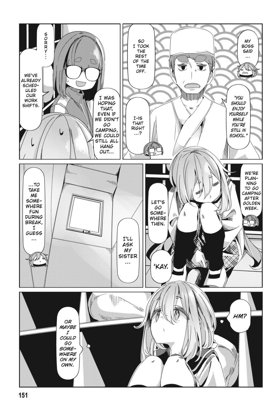 Yurucamp Chapter 87 page 17 - Chapter 87
