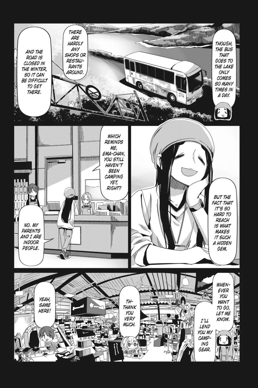 Yurucamp Chapter 88 page 11 - Chapter 88: Farewell, Shimarin's Bun, Until She Grows Her Hair Out Again