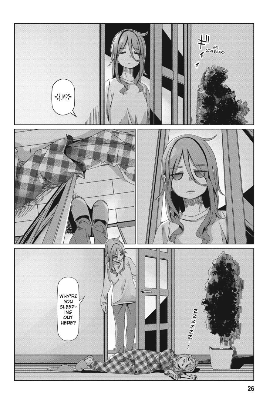 Yurucamp Chapter 88 page 27 - Chapter 88: Farewell, Shimarin's Bun, Until She Grows Her Hair Out Again