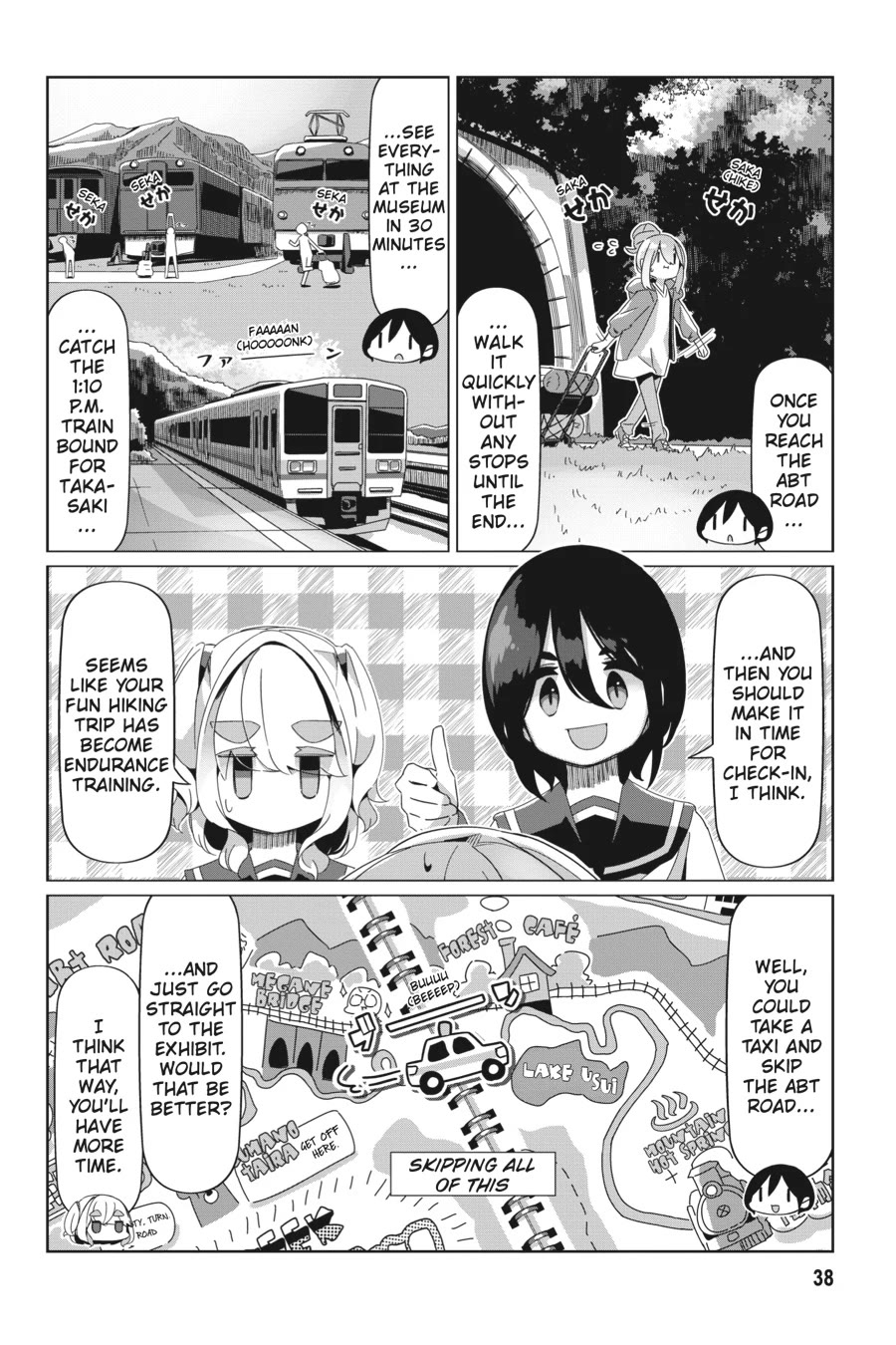 Yurucamp Chapter 89 page 10 - Chapter 89: Nadeshiko's Gunma Solo-Camp Plan