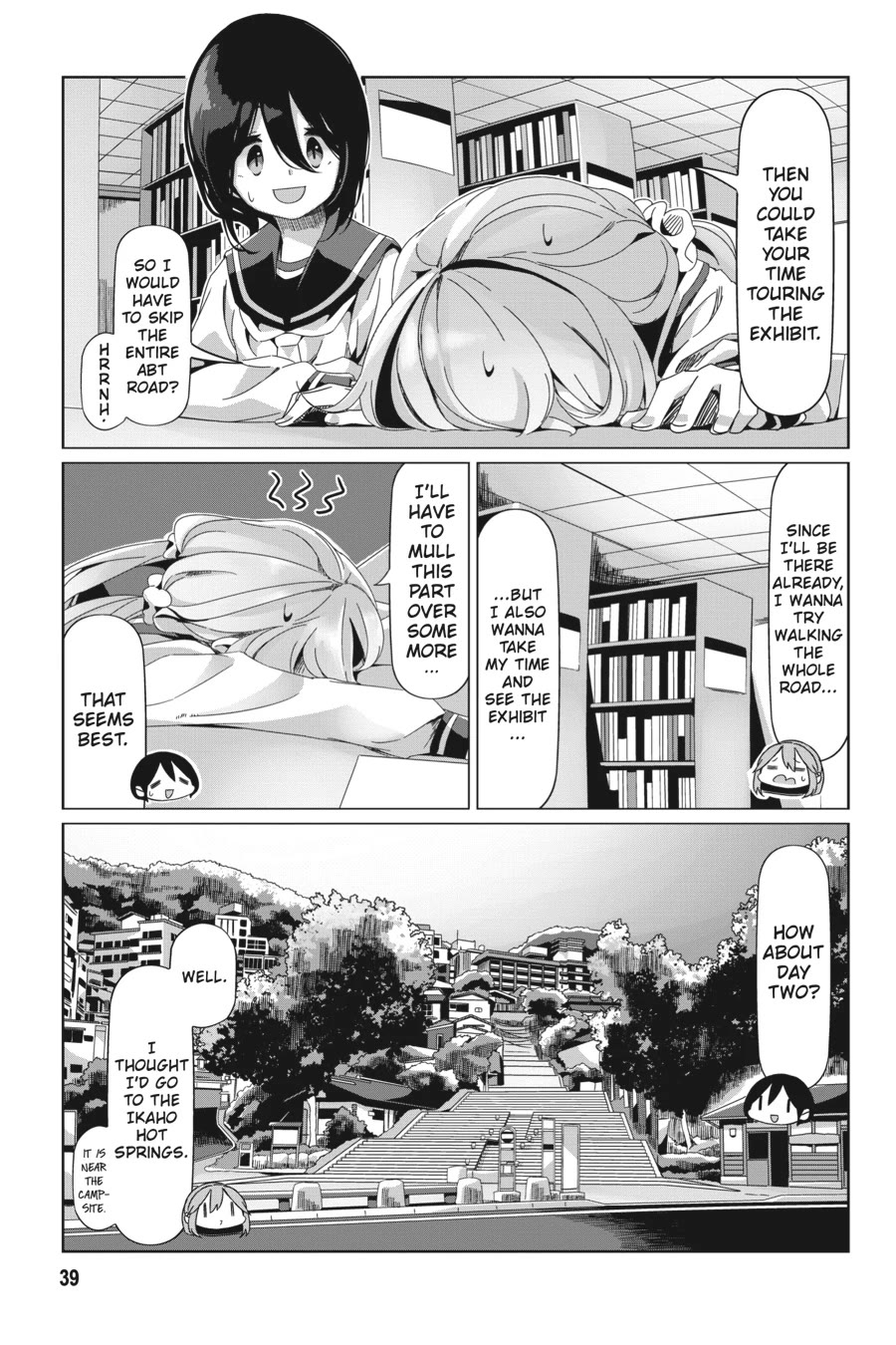 Yurucamp Chapter 89 page 11 - Chapter 89: Nadeshiko's Gunma Solo-Camp Plan