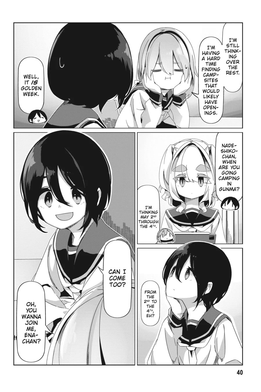 Yurucamp Chapter 89 page 12 - Chapter 89: Nadeshiko's Gunma Solo-Camp Plan