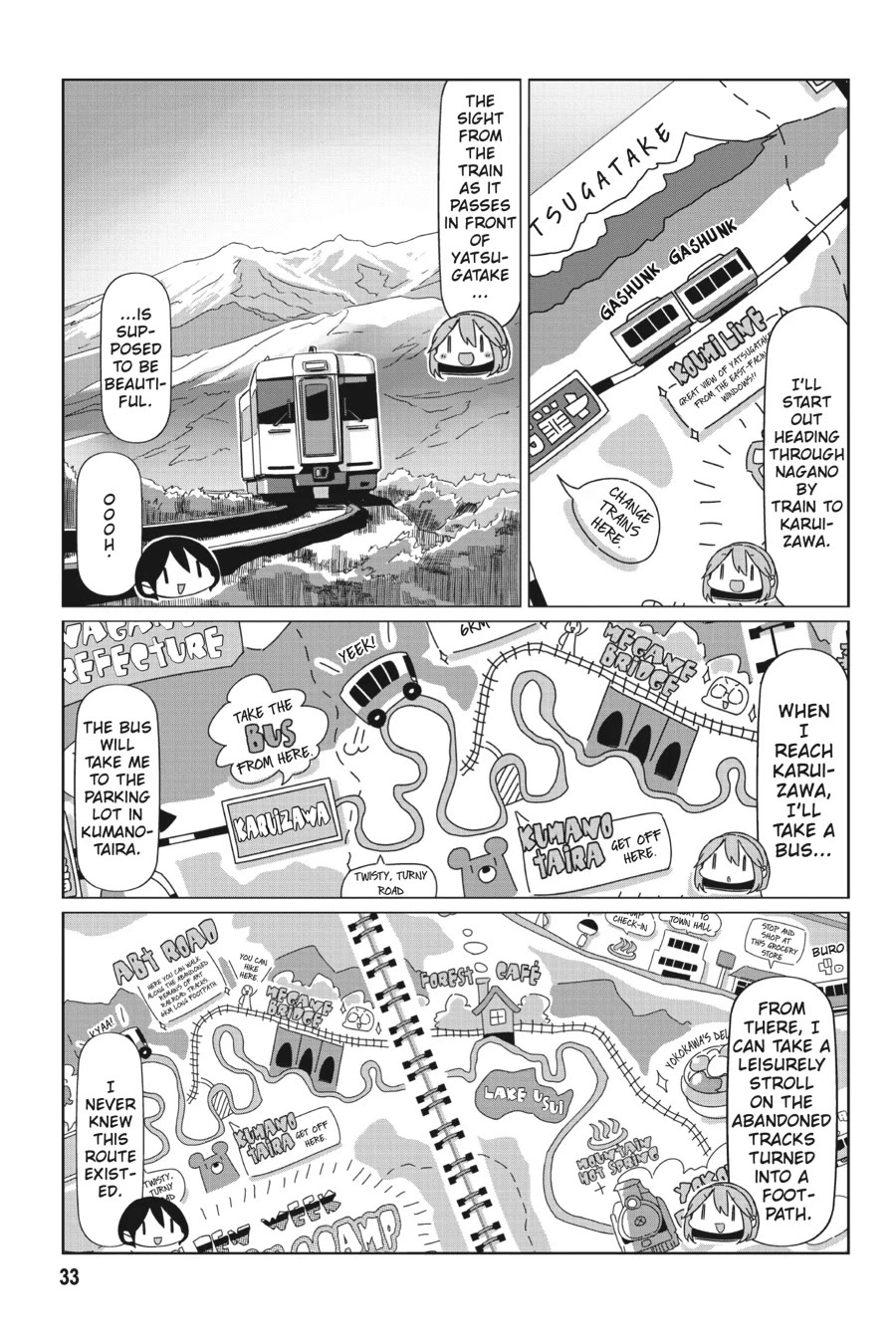 Yurucamp Chapter 89 page 5 - Chapter 89: Nadeshiko's Gunma Solo-Camp Plan