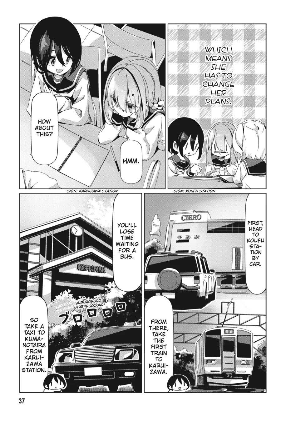 Yurucamp Chapter 89 page 9 - Chapter 89: Nadeshiko's Gunma Solo-Camp Plan