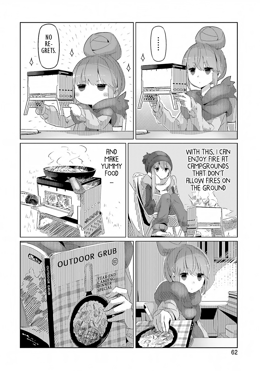 Yurucamp Chapter 9.2 page 10 - Chapter 9 v2 : After-School Souvenirs and Yakiniku Basics