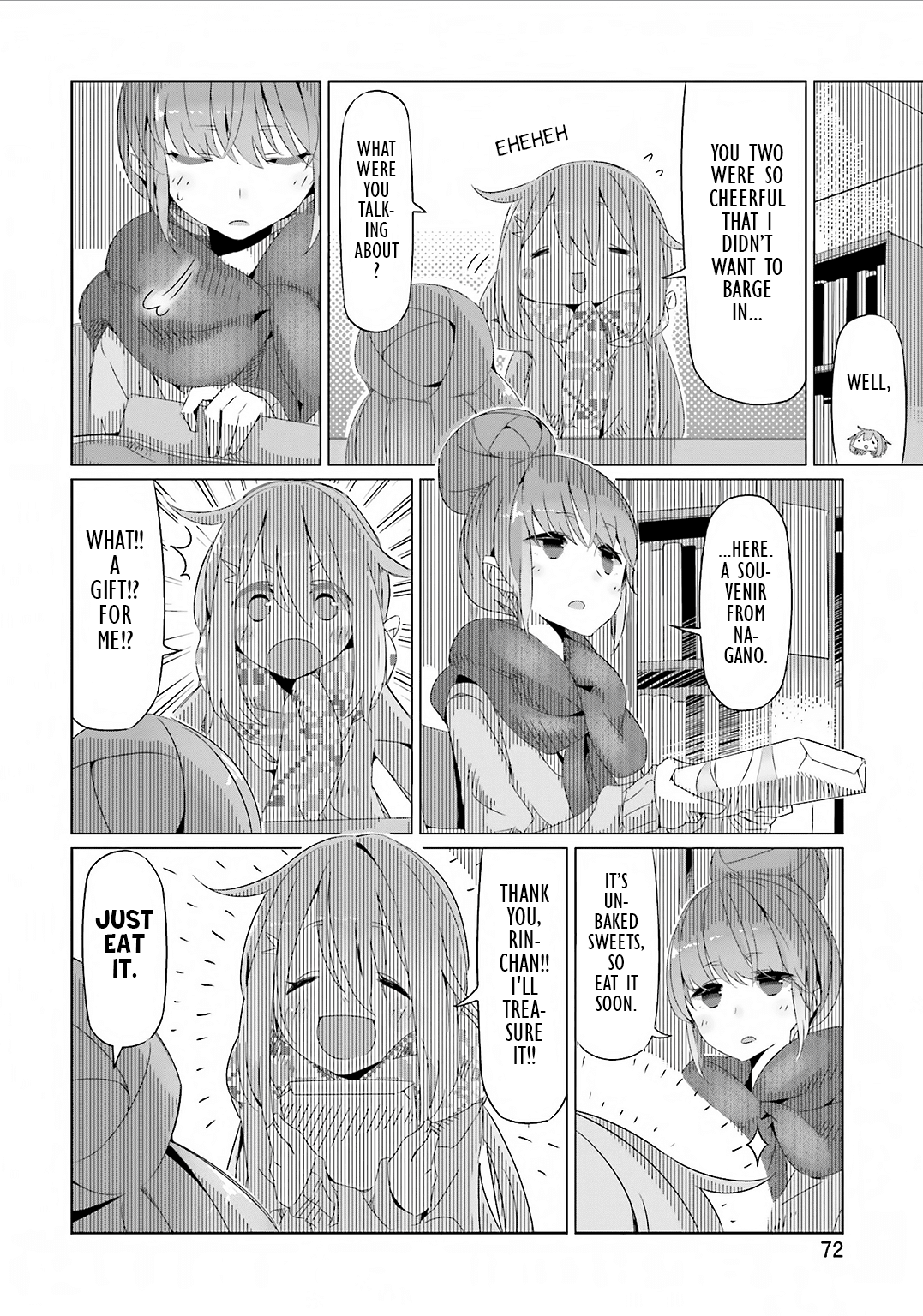 Yurucamp Chapter 9.2 page 20 - Chapter 9 v2 : After-School Souvenirs and Yakiniku Basics