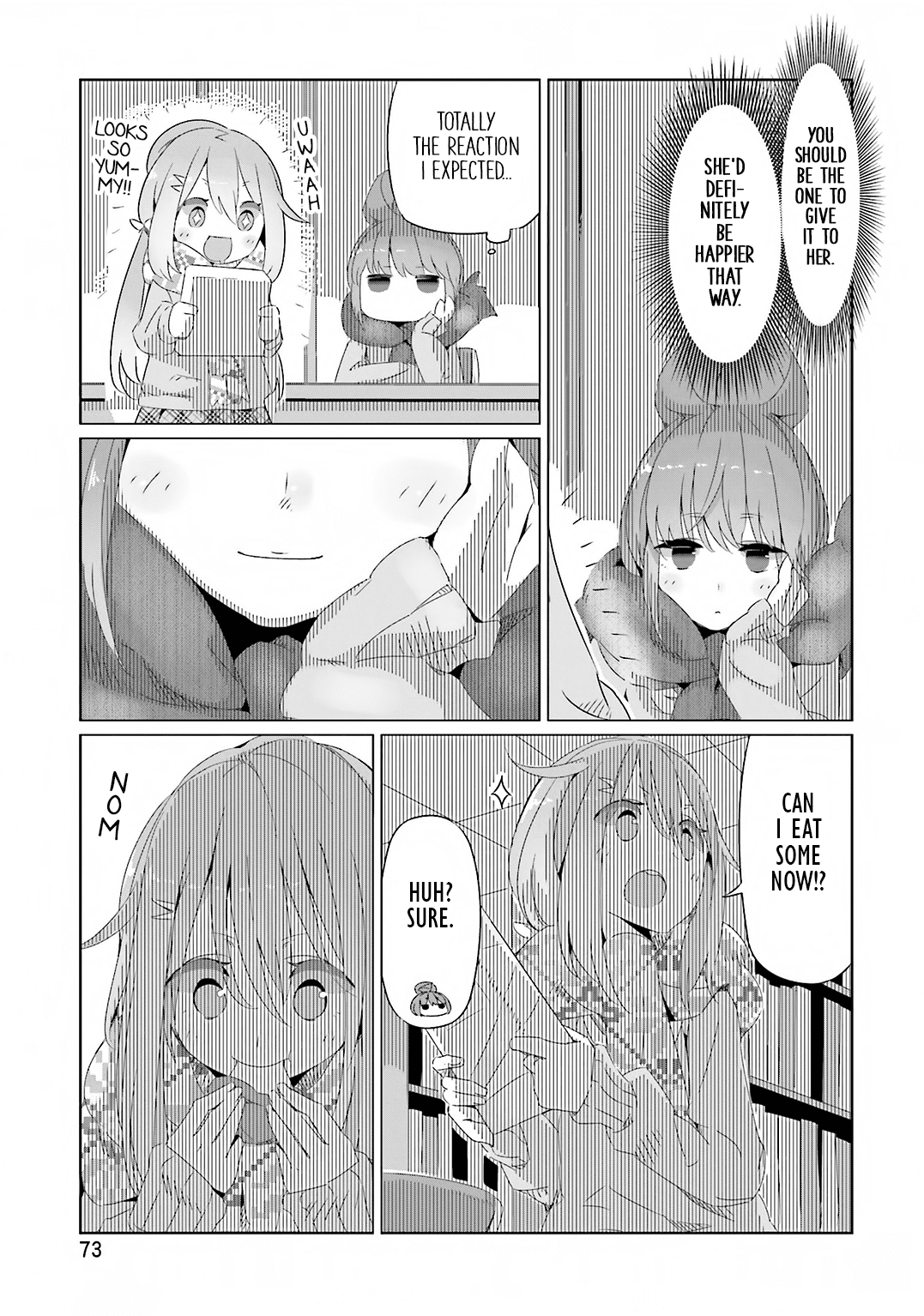 Yurucamp Chapter 9.2 page 21 - Chapter 9 v2 : After-School Souvenirs and Yakiniku Basics