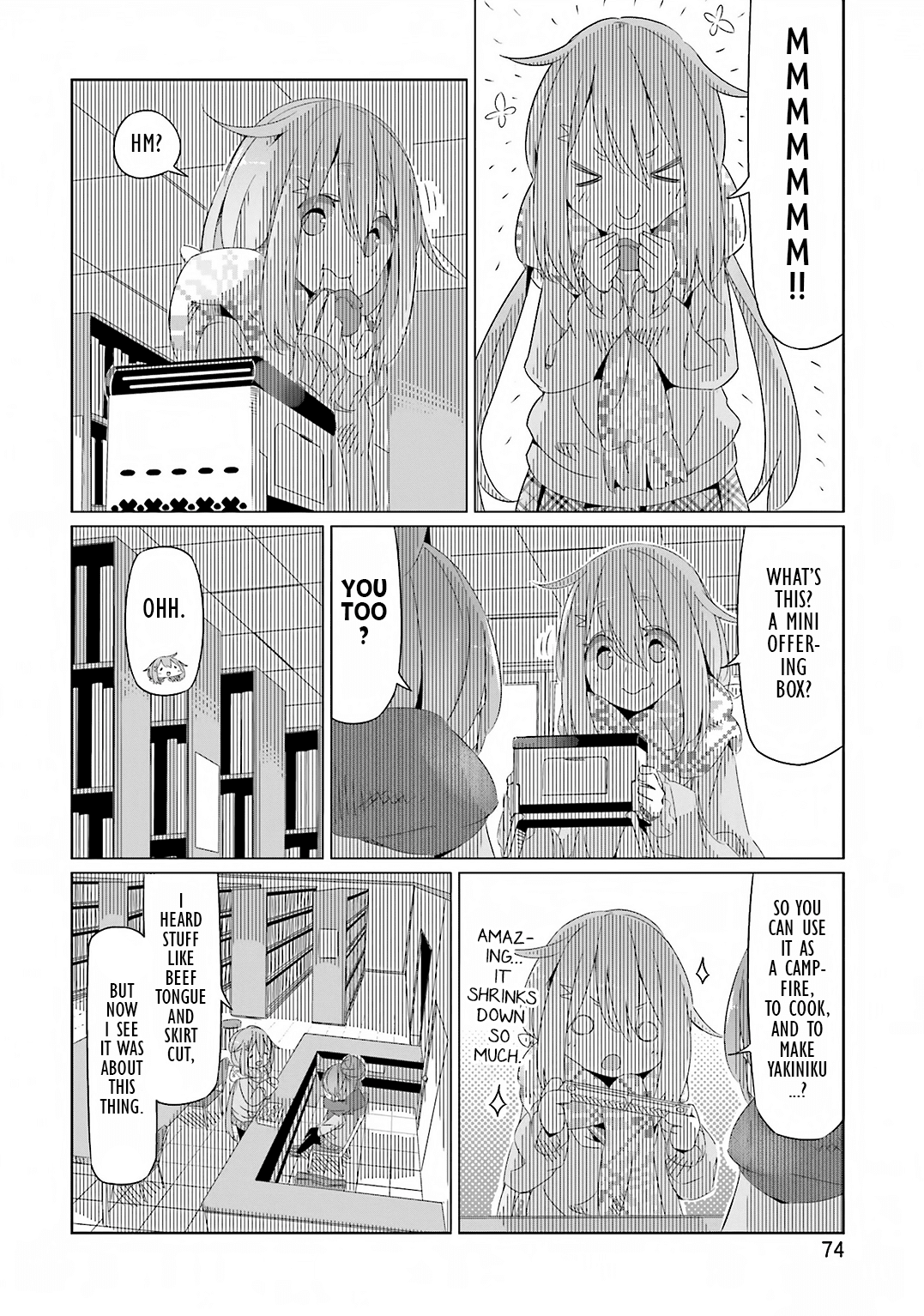 Yurucamp Chapter 9.2 page 22 - Chapter 9 v2 : After-School Souvenirs and Yakiniku Basics