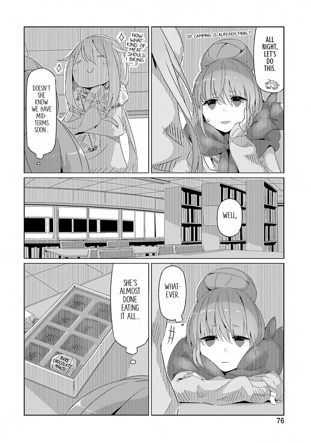 Yurucamp Chapter 9.2 page 24 - Chapter 9 v2 : After-School Souvenirs and Yakiniku Basics