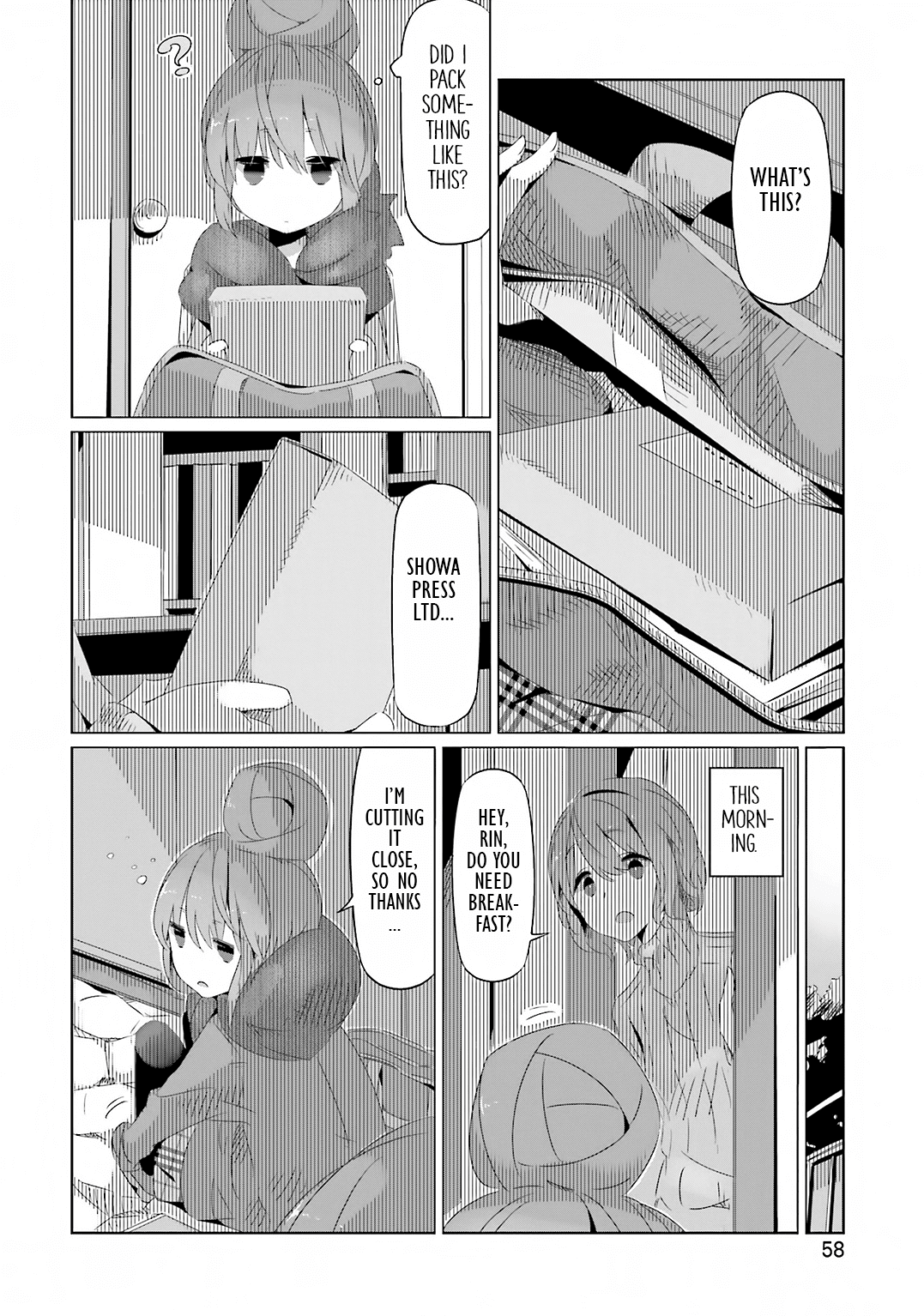 Yurucamp Chapter 9.2 page 6 - Chapter 9 v2 : After-School Souvenirs and Yakiniku Basics