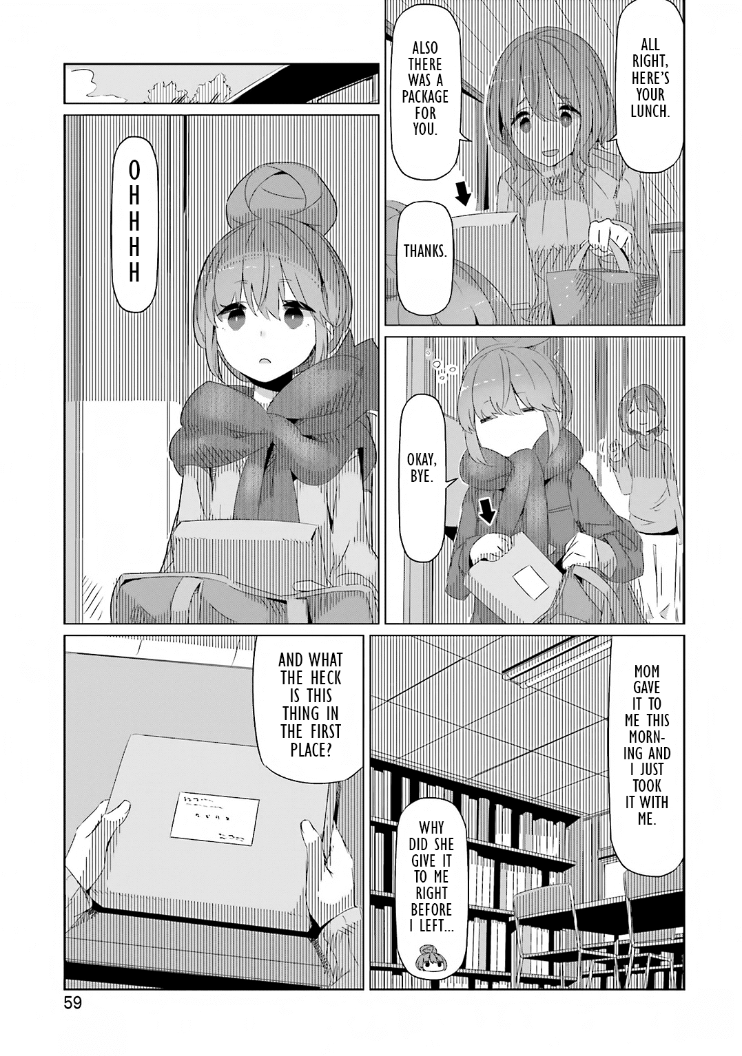 Yurucamp Chapter 9.2 page 7 - Chapter 9 v2 : After-School Souvenirs and Yakiniku Basics