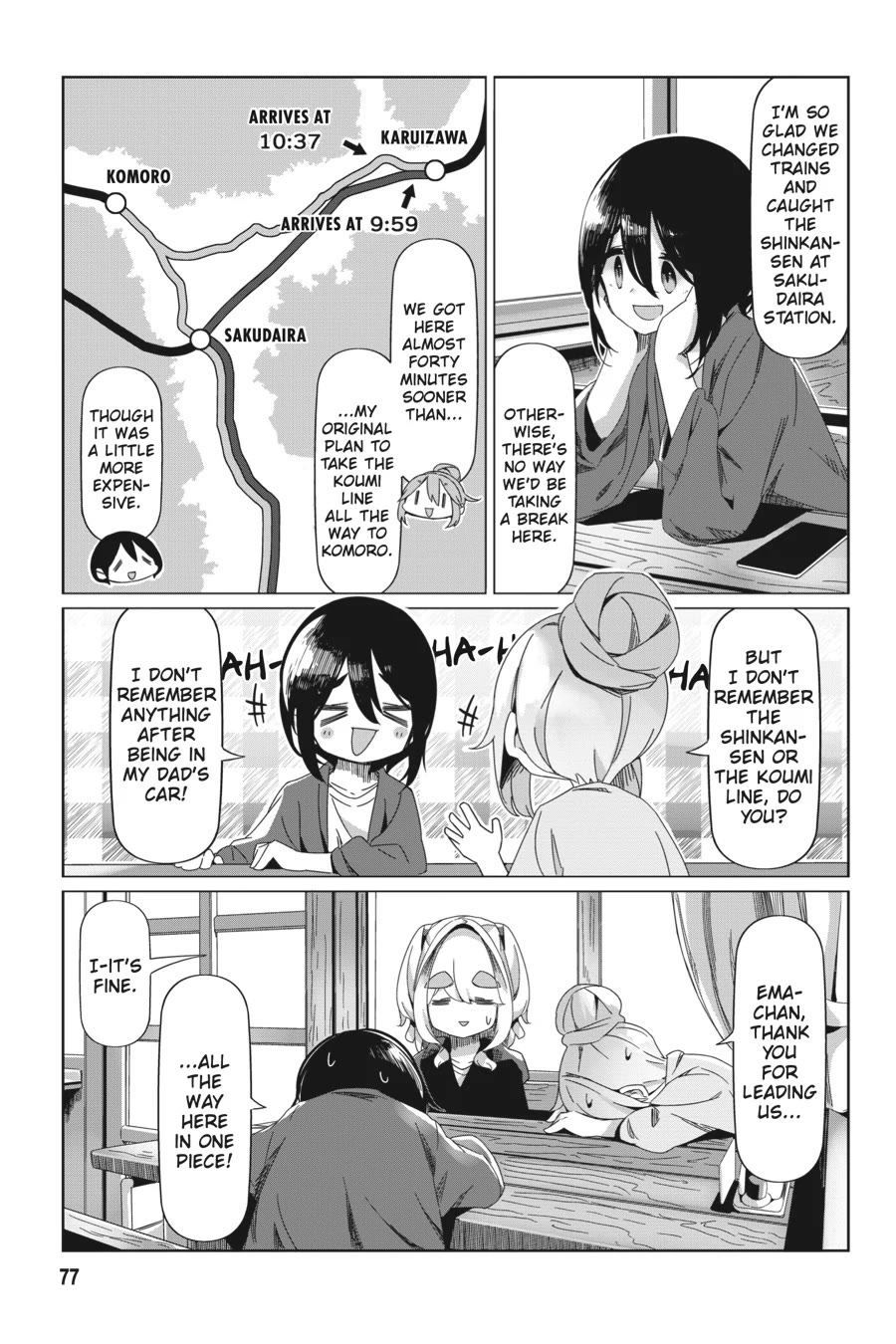 Yurucamp Chapter 90 page 23 - Chapter 90: Karuizawa for One Moment: the Next, Gunma