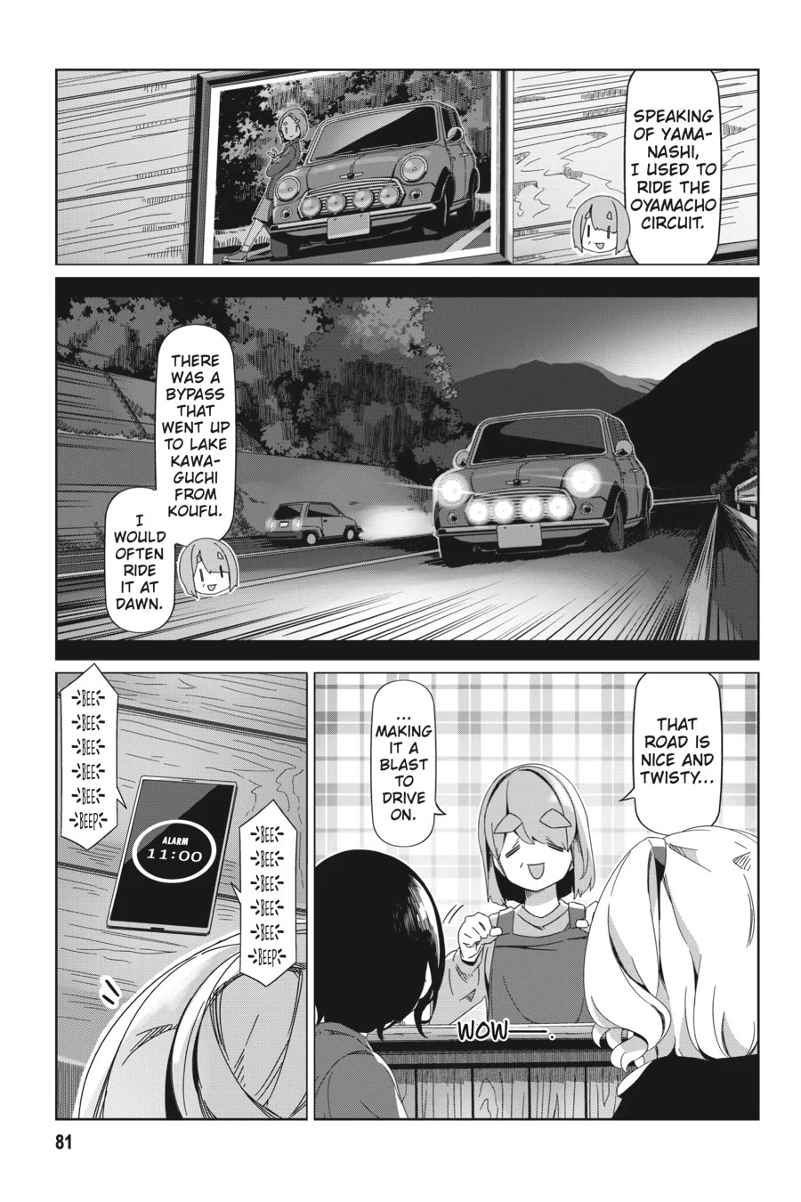 Yurucamp Chapter 91 page 1 - Chapter 91: The Abandoned Abt Rail Walking Trail