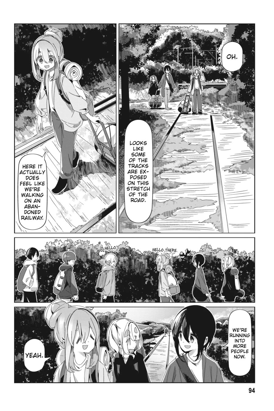 Yurucamp Chapter 91 page 14 - Chapter 91: The Abandoned Abt Rail Walking Trail