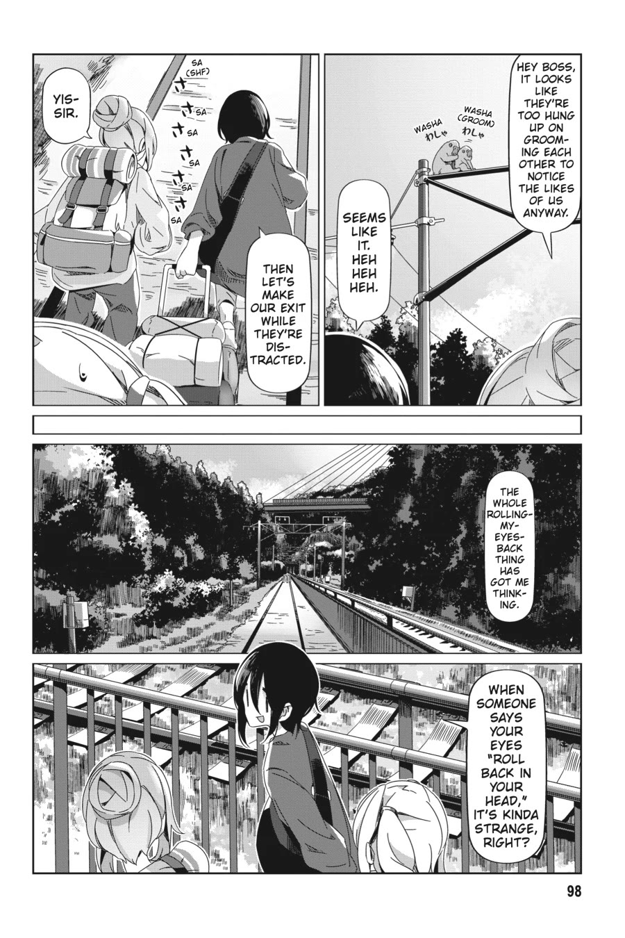 Yurucamp Chapter 91 page 18 - Chapter 91: The Abandoned Abt Rail Walking Trail