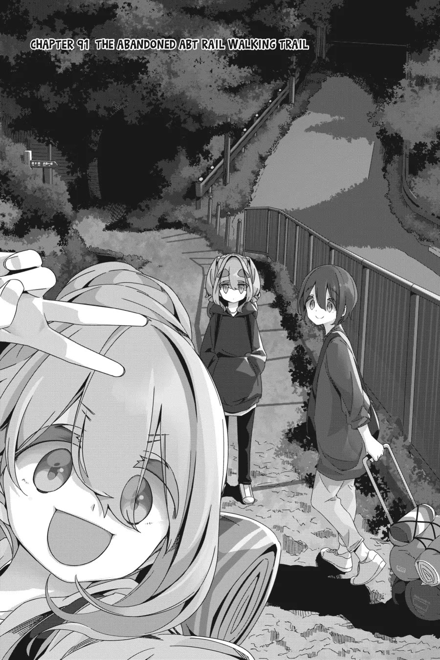 Yurucamp Chapter 91 page 3 - Chapter 91: The Abandoned Abt Rail Walking Trail