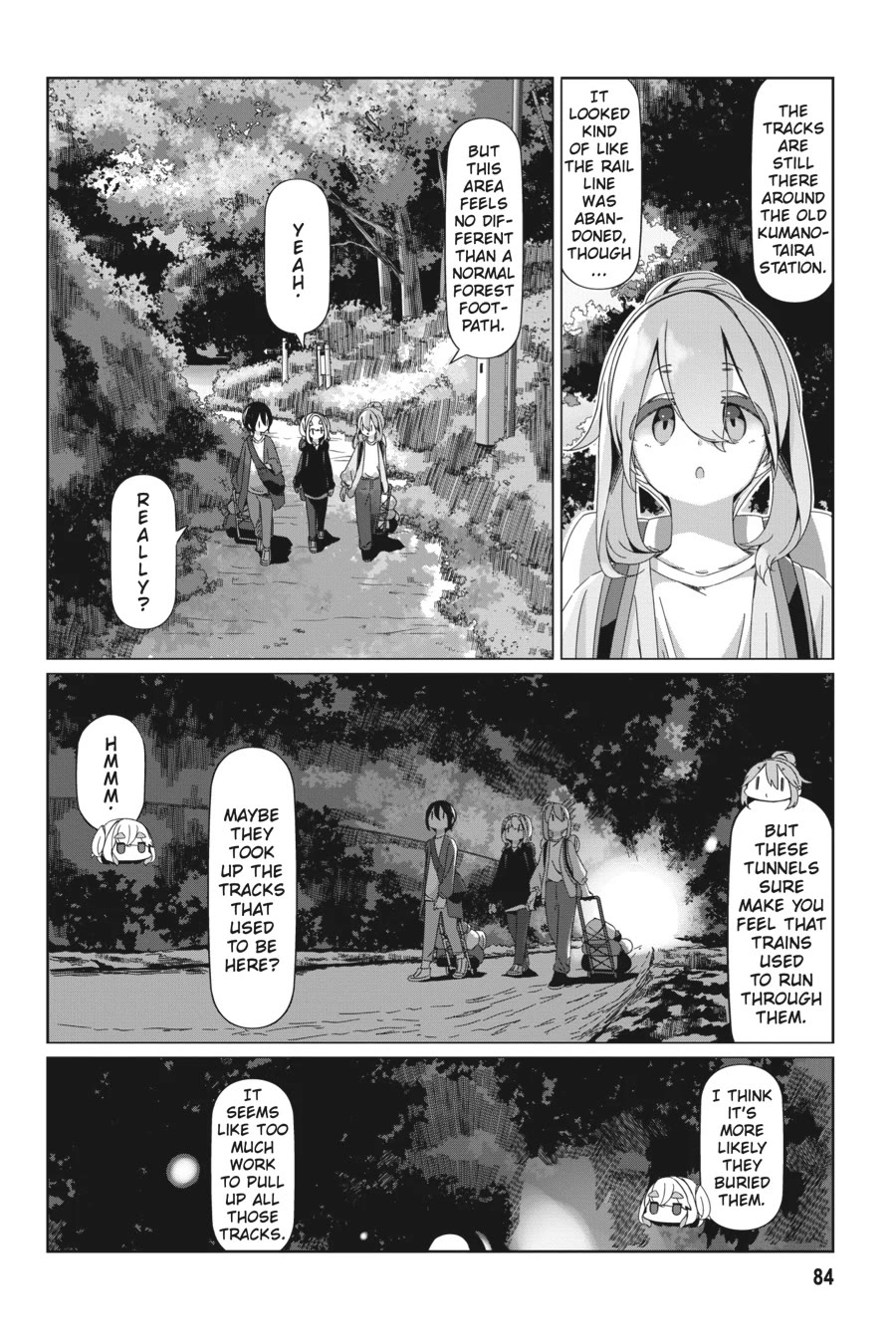 Yurucamp Chapter 91 page 4 - Chapter 91: The Abandoned Abt Rail Walking Trail