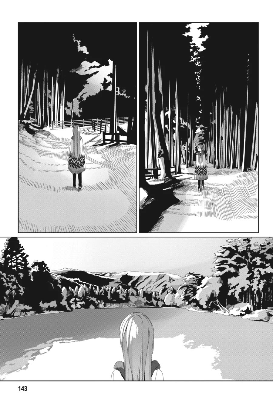 Yurucamp Chapter 92.5 page 11 - Chapter 92.5: Special Episode Rin and Nadeshiko's Lake Inaga Spring Camp
