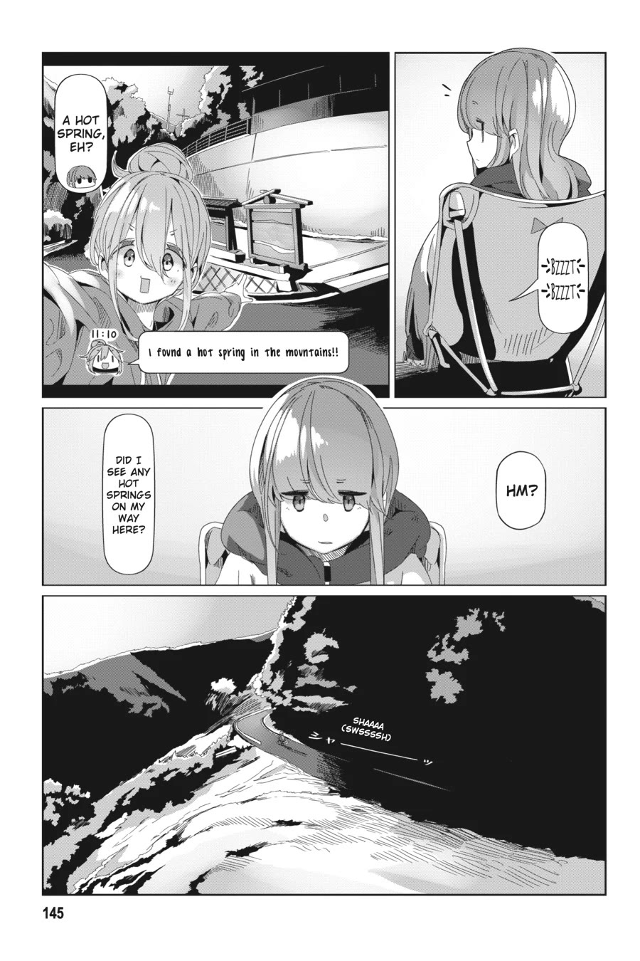 Yurucamp Chapter 92.5 page 13 - Chapter 92.5: Special Episode Rin and Nadeshiko's Lake Inaga Spring Camp
