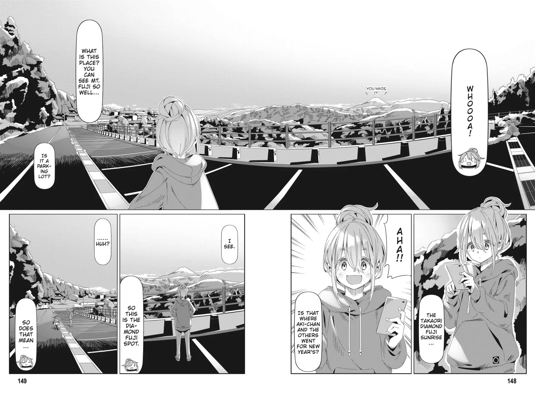 Yurucamp Chapter 92.5 page 16 - Chapter 92.5: Special Episode Rin and Nadeshiko's Lake Inaga Spring Camp